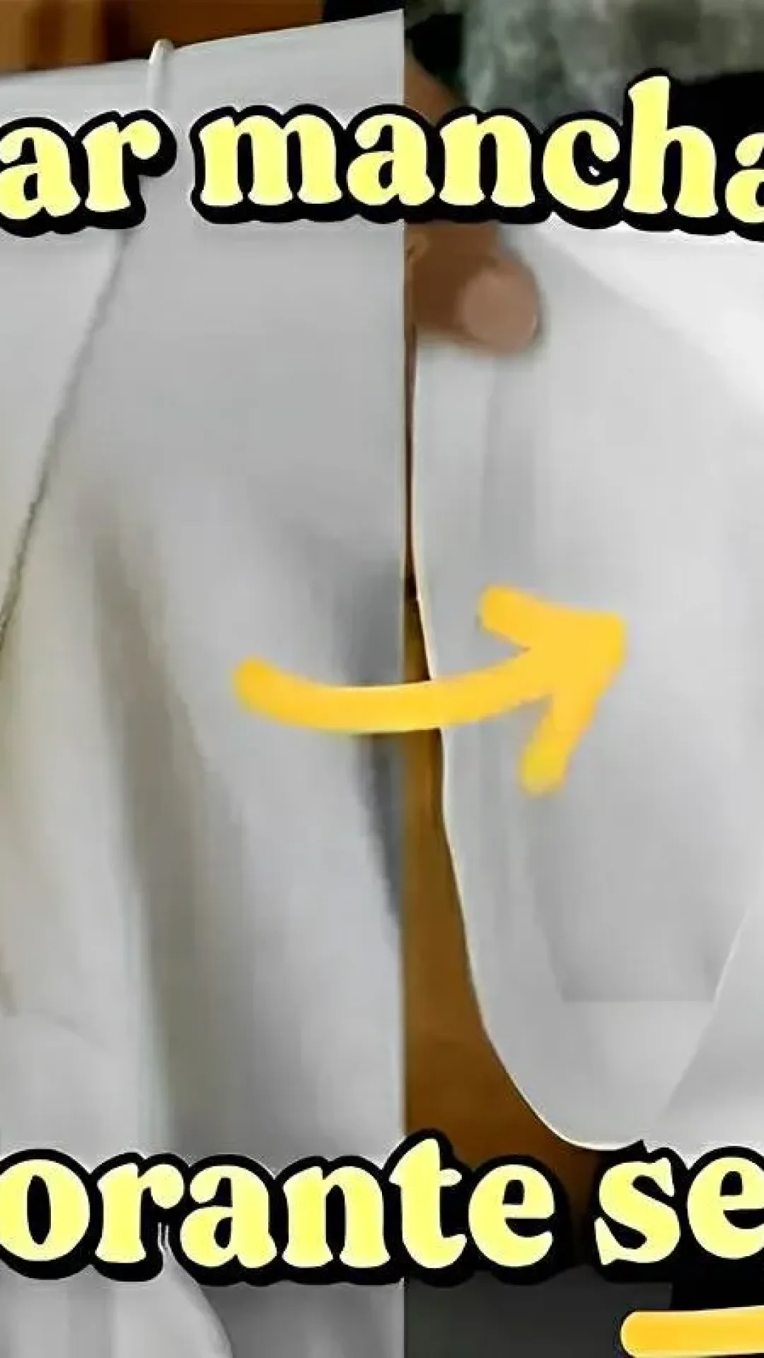 Aprendi como tirar manchas de desodorante das roupas rapidamente usando apenas 2 ingredientes