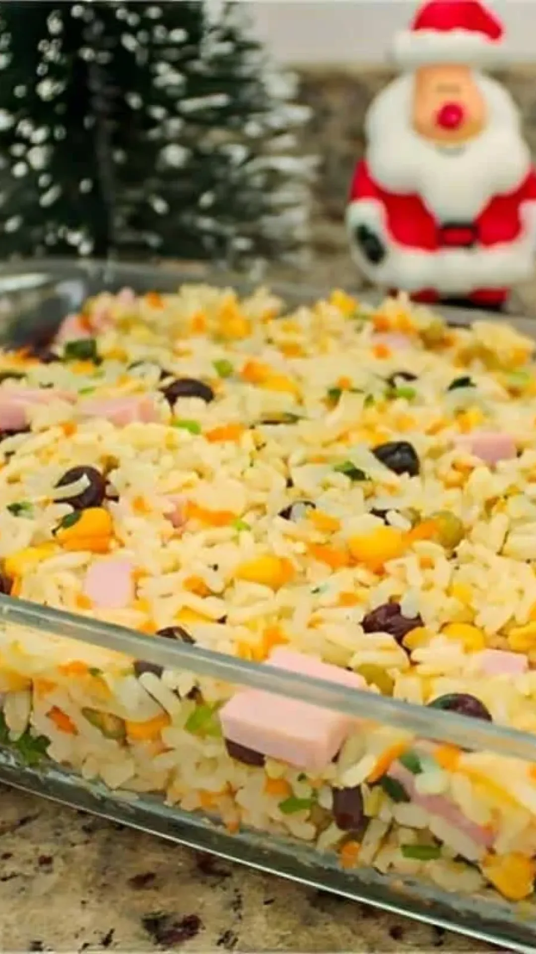 Arroz à grega de natal com ou sem passas receita da minha família que faço todos os anos