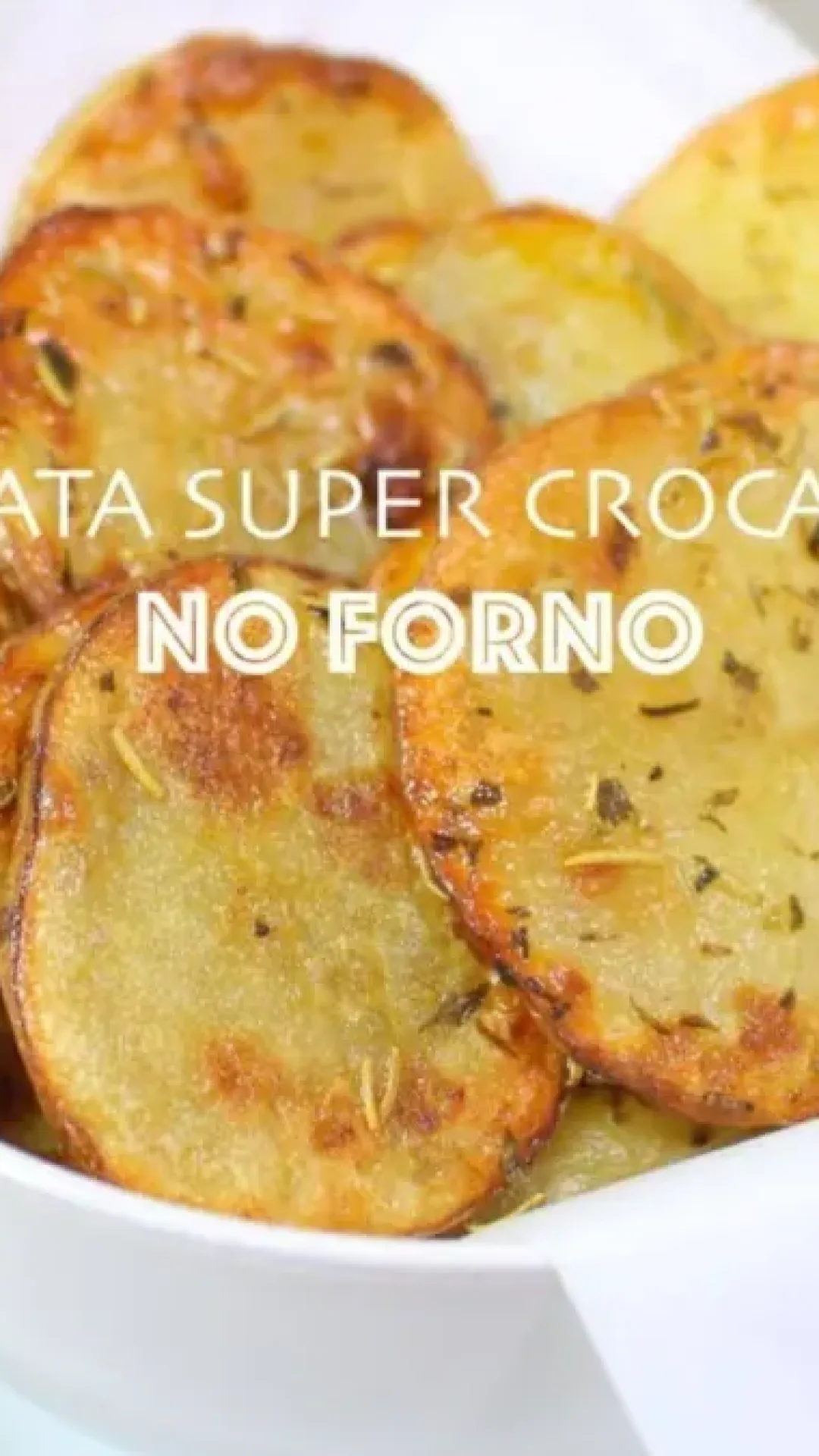 Batata crocante temperada fica muito mais gostosa que batata frita