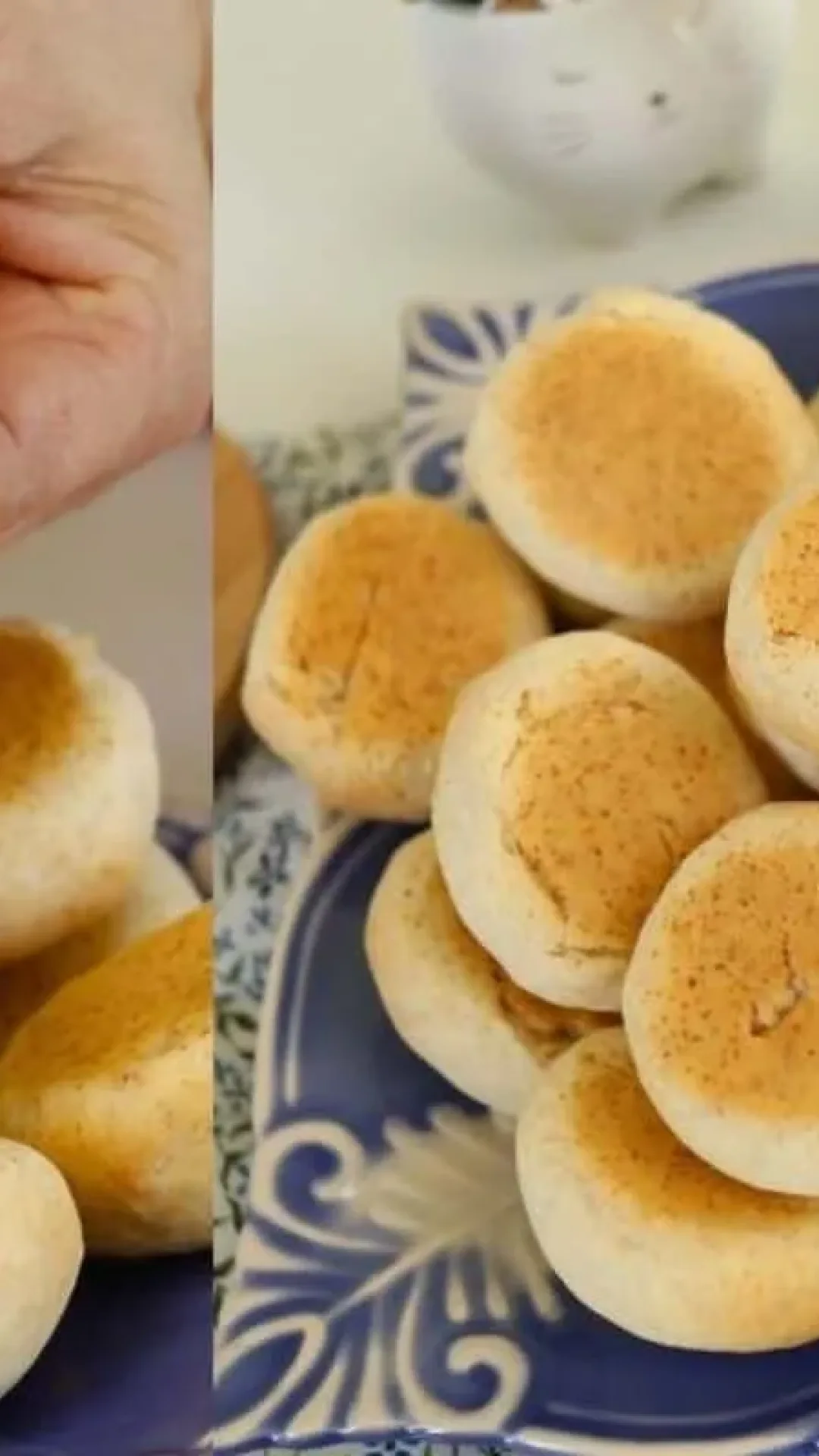 Bolacha de creme de leite sem ovo perfeita para acompanhar o cafezinho