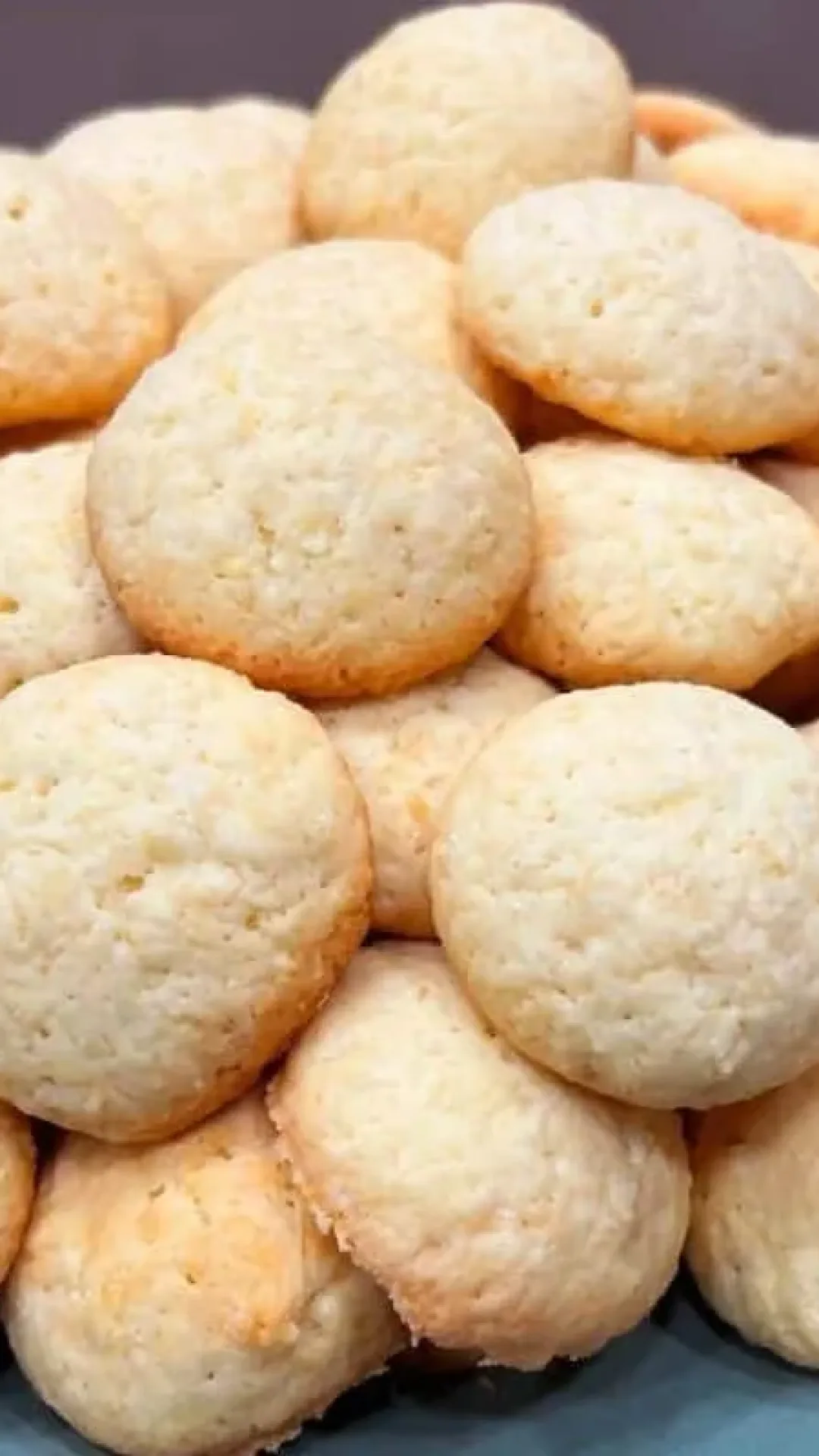 Bolachinha de coco gostosa que desmancha na boca e é muito simples de preparar