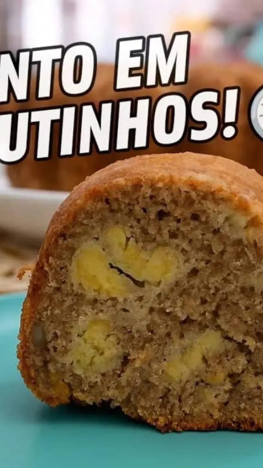 Bolo de banana na Air Fryer: sua Air Fryer pode fazer muitas delícias, bolo fácil e rápido