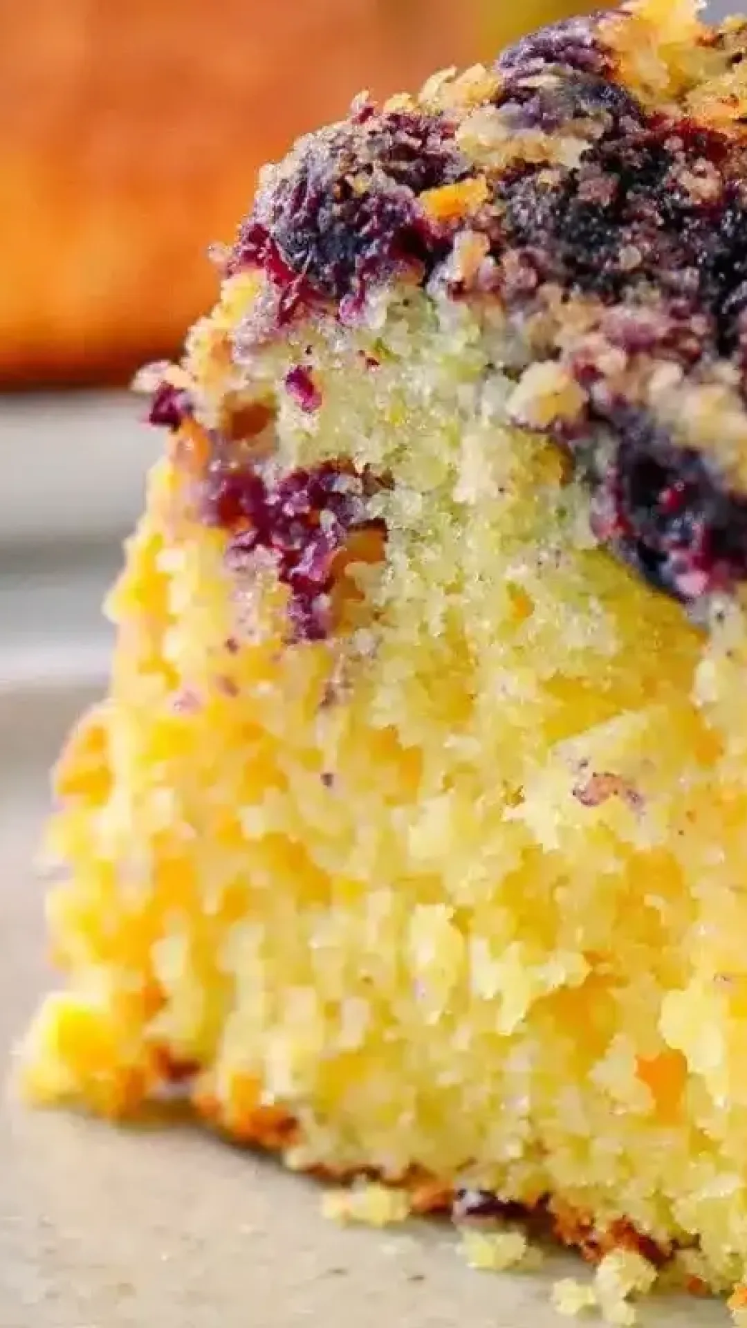 Bolo de laranja com casca sem glúten muito fofinho e perfeito para o lanche de fim de ano