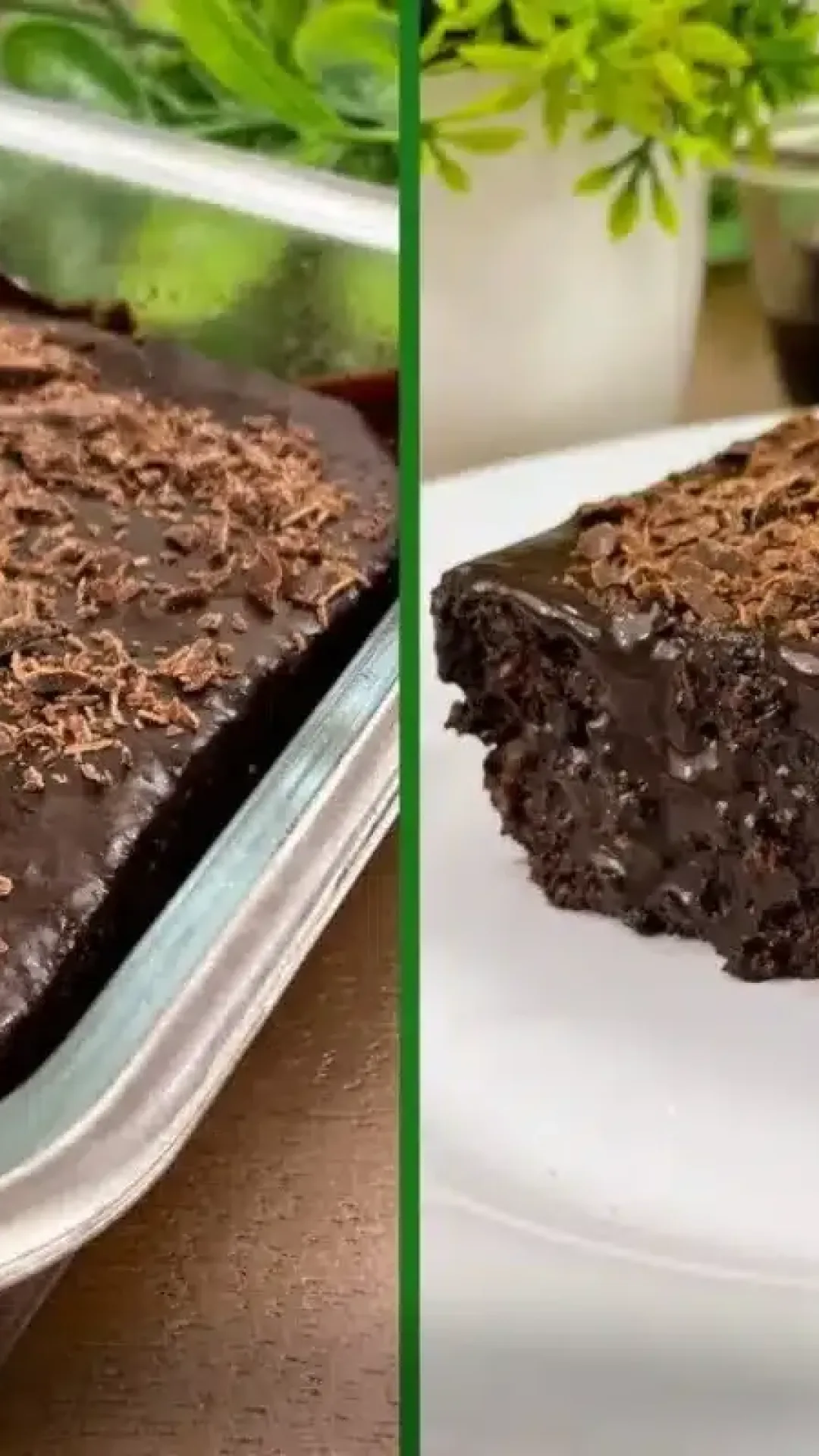 Bolo gelado de chocolate cremoso sem farinha e sem açúcar, para você saborear sem culpa