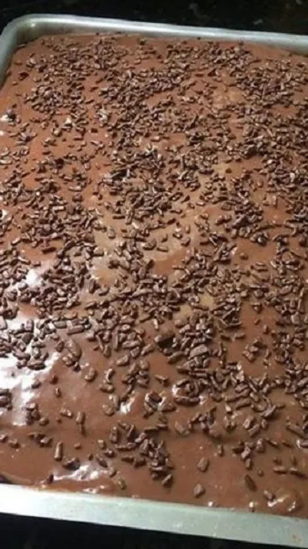 Bolo Gelado de Chocolate