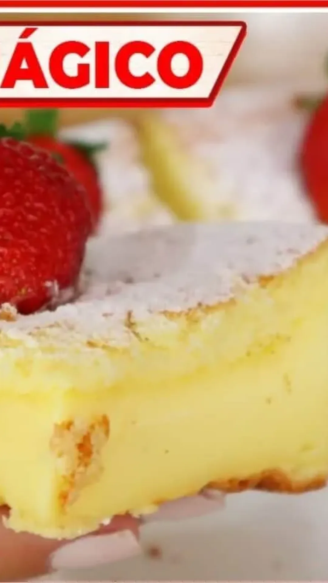 Bolo mágico super cremoso e delicioso que vai te surpreender do começo ao fim