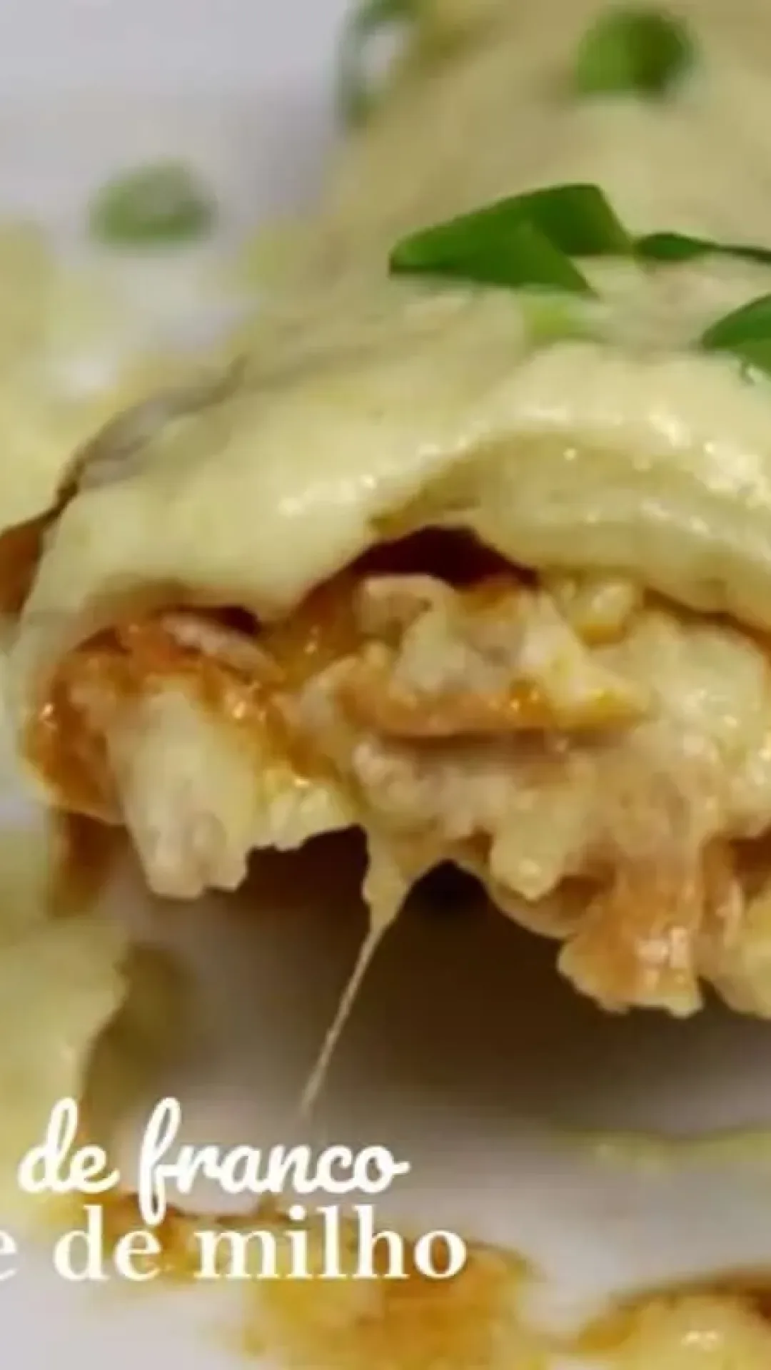 Canelone de frango com creme de milho super especial para surpreender a todos no jantar