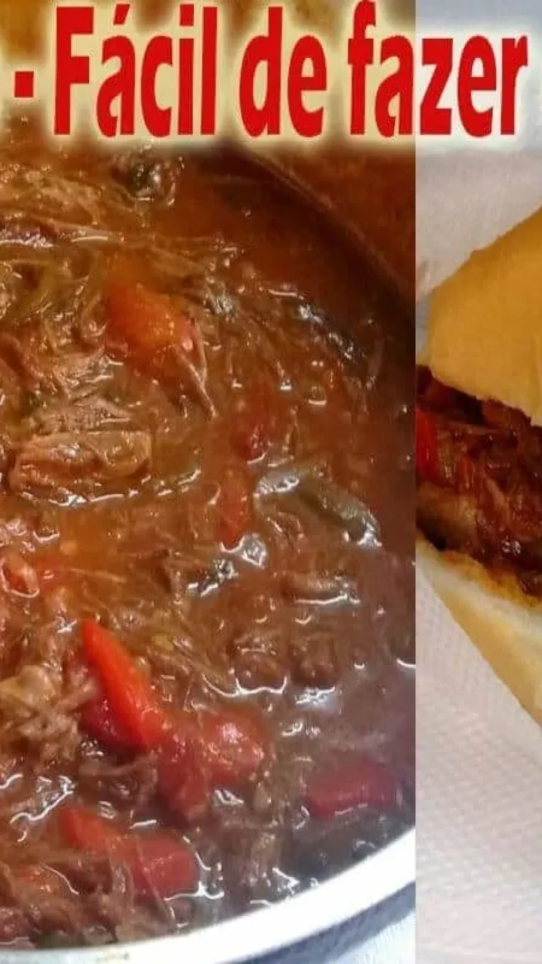 Carne louca a mais saborosa de todas sirva no pão francês e deixe todo mundo querendo mais