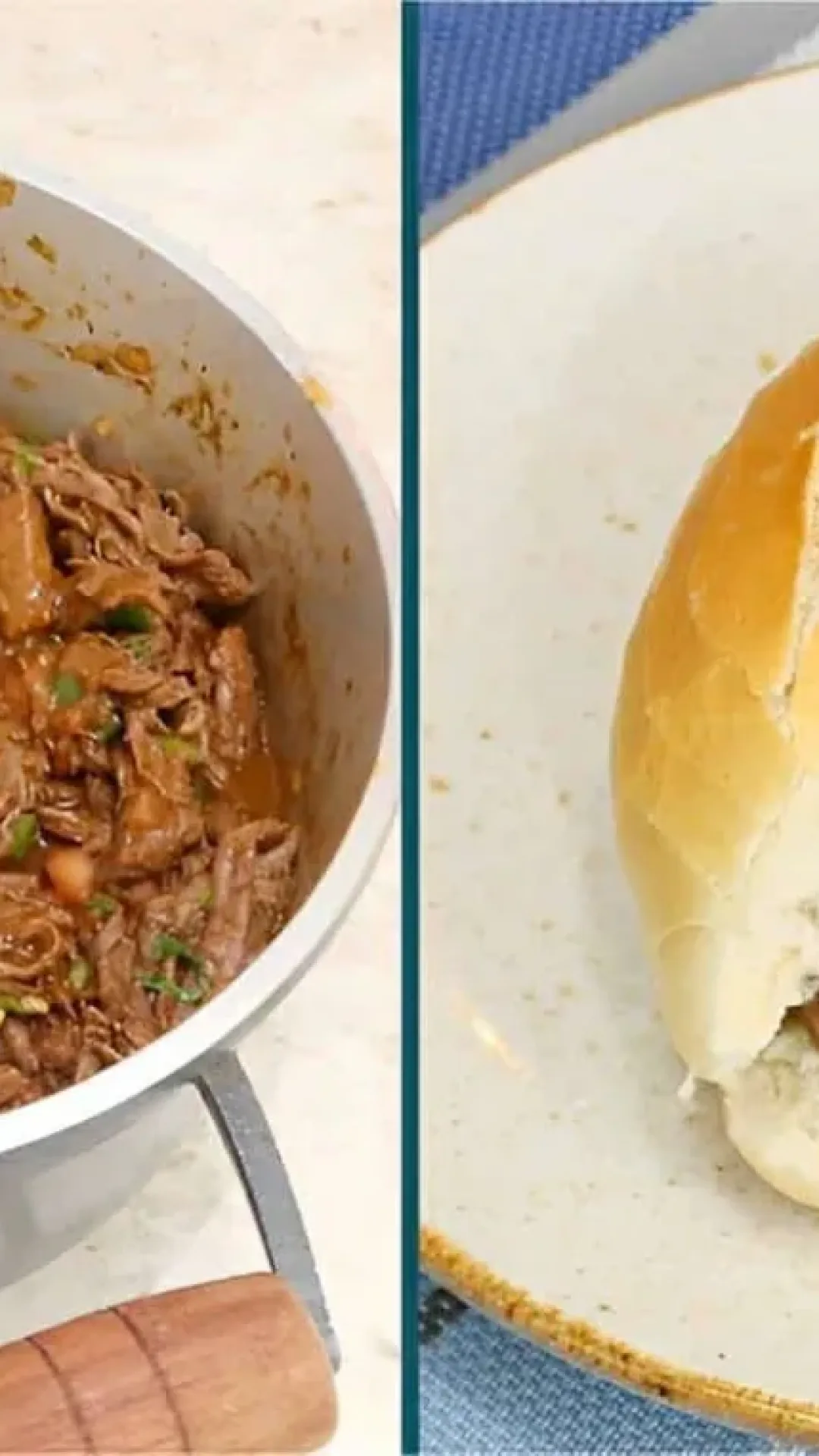 Carne louca para lanches feita na panela de pressão fica pronta em minutos e é uma delícia