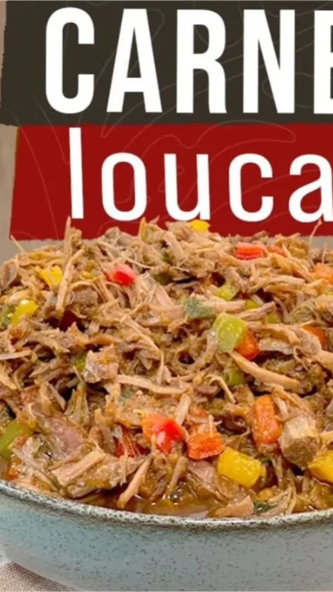 Carne louca saborosa e bem temperada para acompanhar o lanche ou jantar
