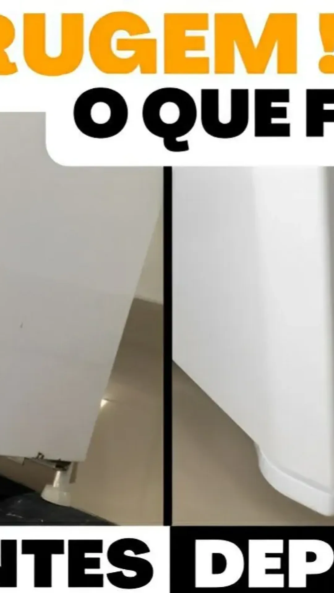 Como consertar ferrugem na geladeira gastando muito pouco