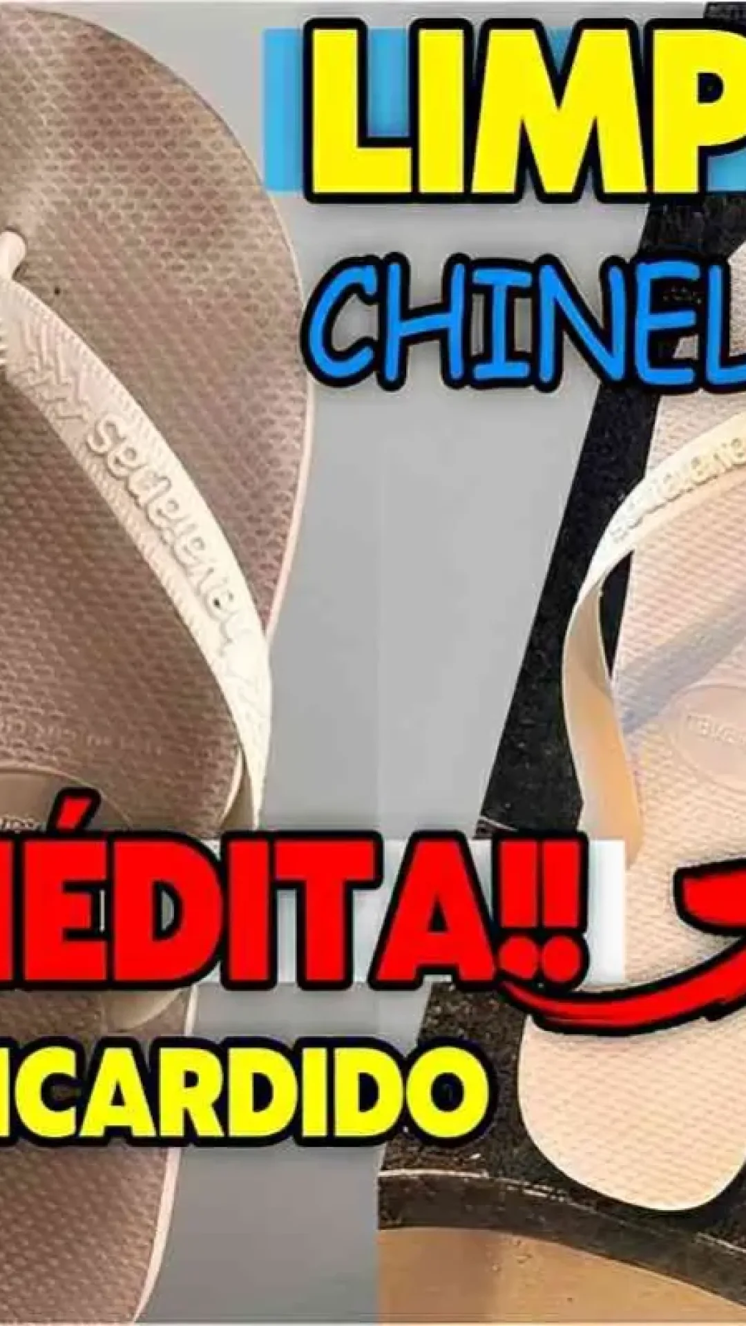 Como limpar chinelos brancos encardidos sem muito esforço com essa dica caseira sensacional