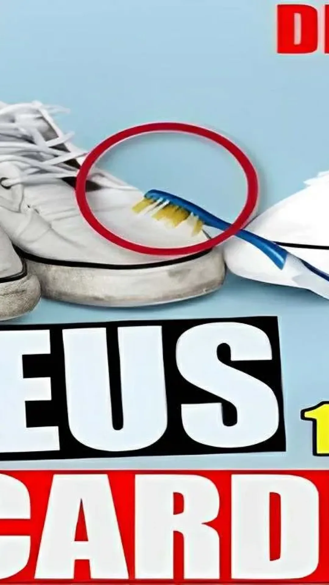 Como limpar tênis branco encardido com apenas 2 ingredientes que você tem no armário