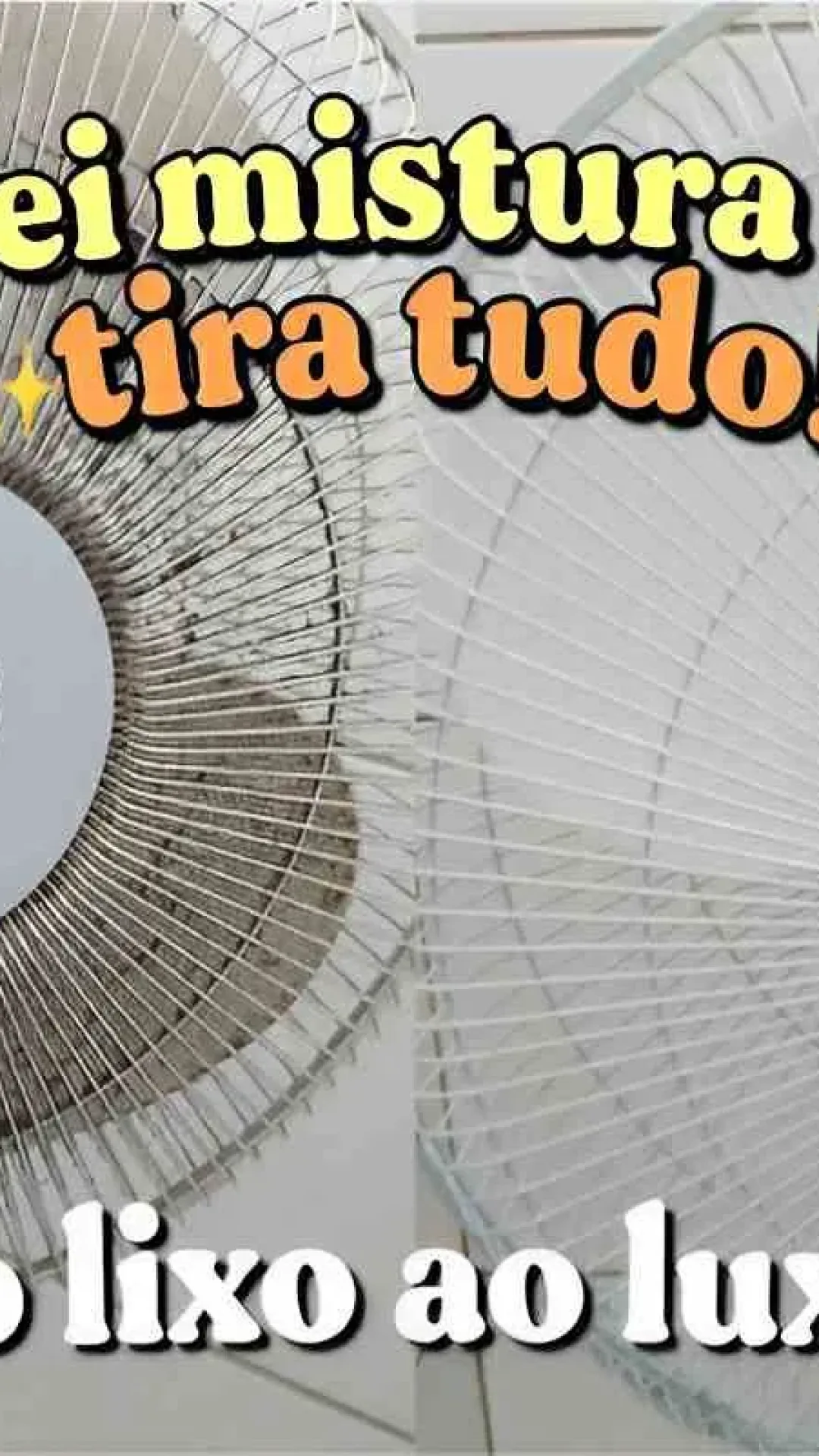 Como limpar ventilador usando essa misturinha caseira infalível