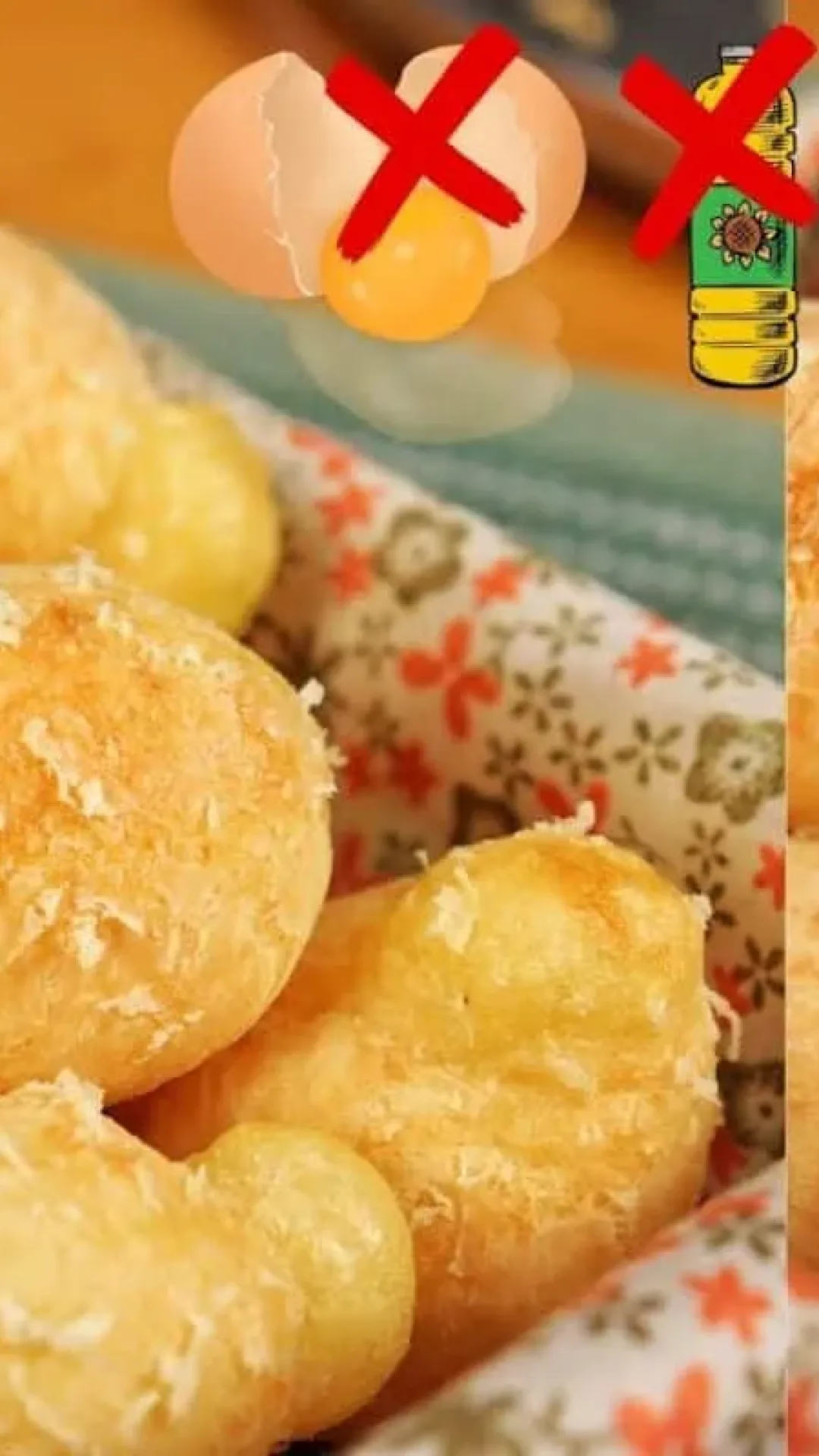 Como preparar pão de queijo sem óleo que não murcha quando sai do forno