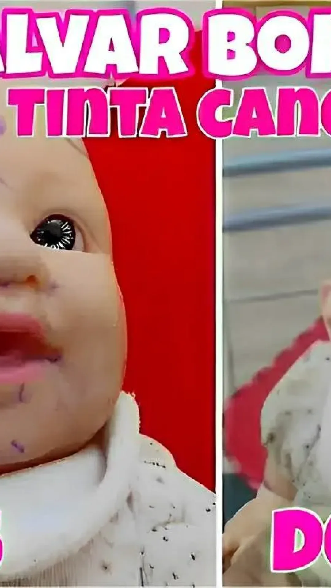 Como tirar rabiscos de boneca e deixá-la como nova usando apenas 1 produto que você tem em casa