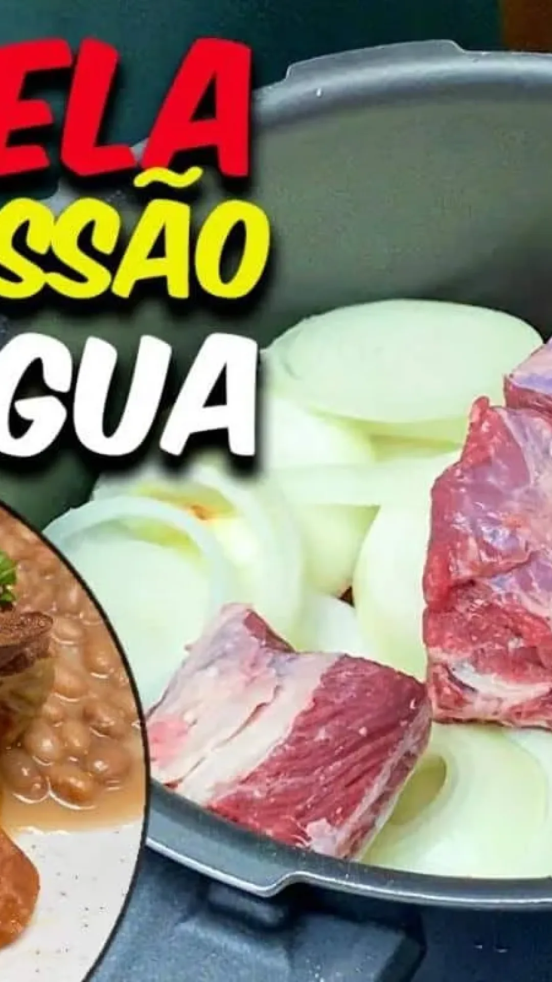 Costela na panela de pressão muito gostosa que desmancha e solta do osso