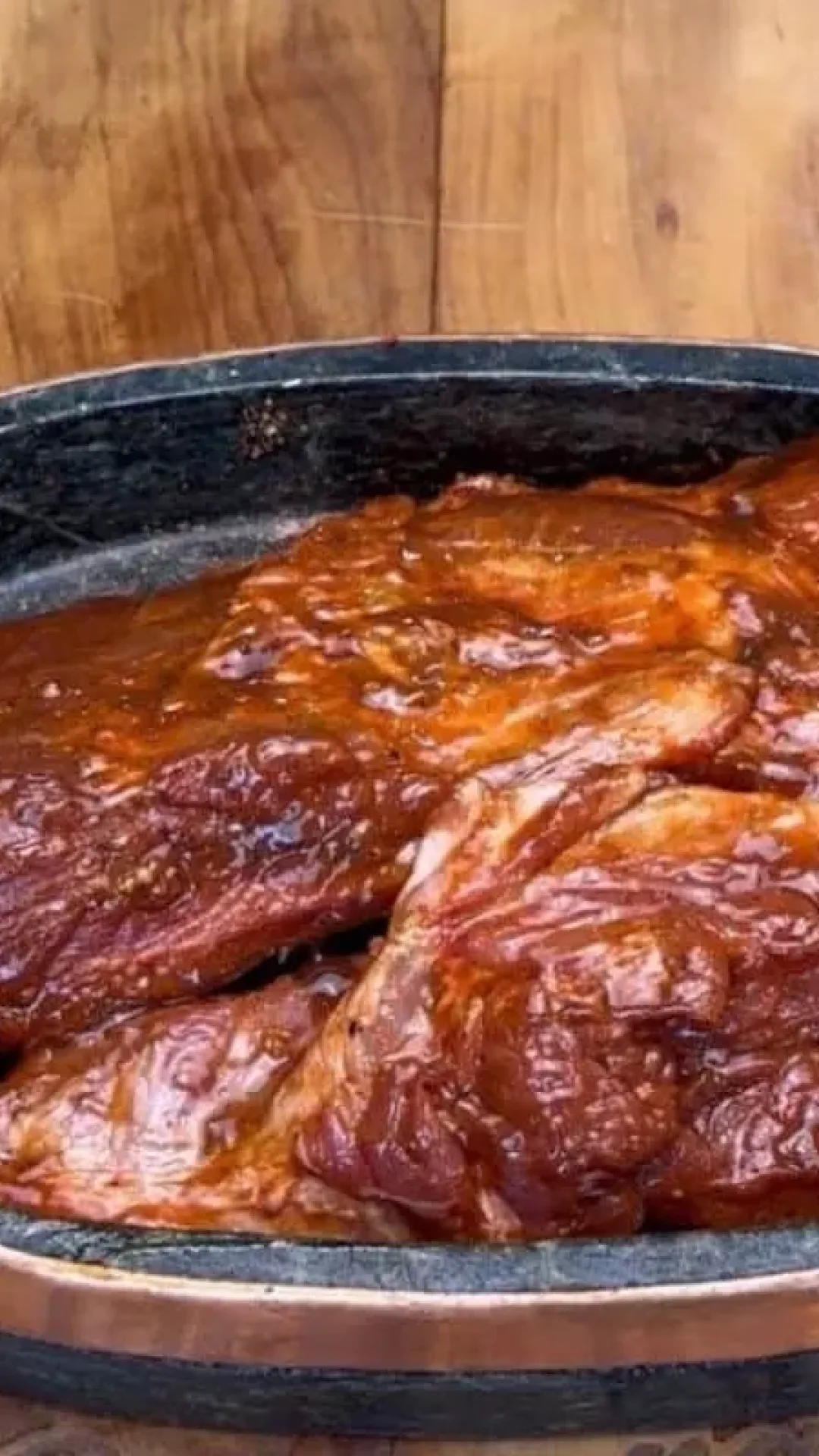 Costelinha com barbecue igual à do outback, macia e suculenta