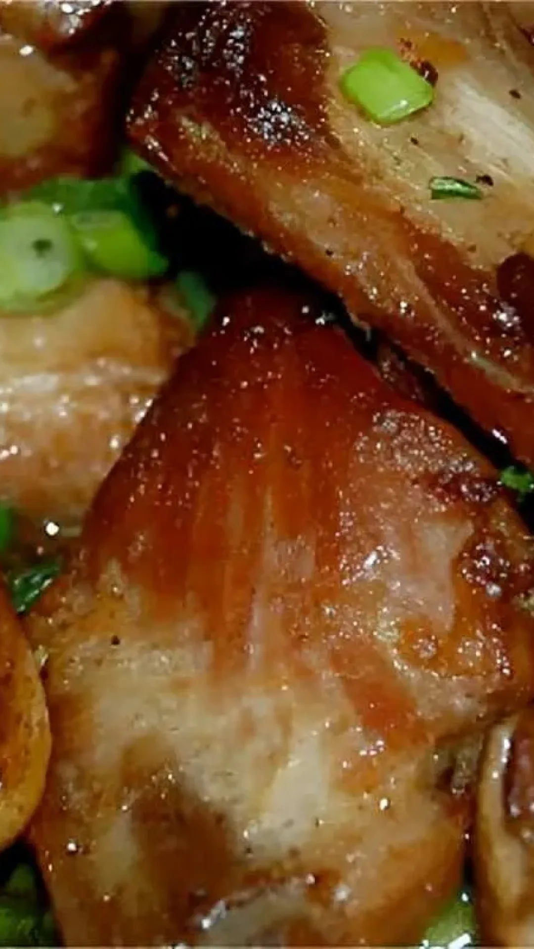 Costelinha de porco na panela de pressão douradinha e deliciosa para o almoço ou jantar