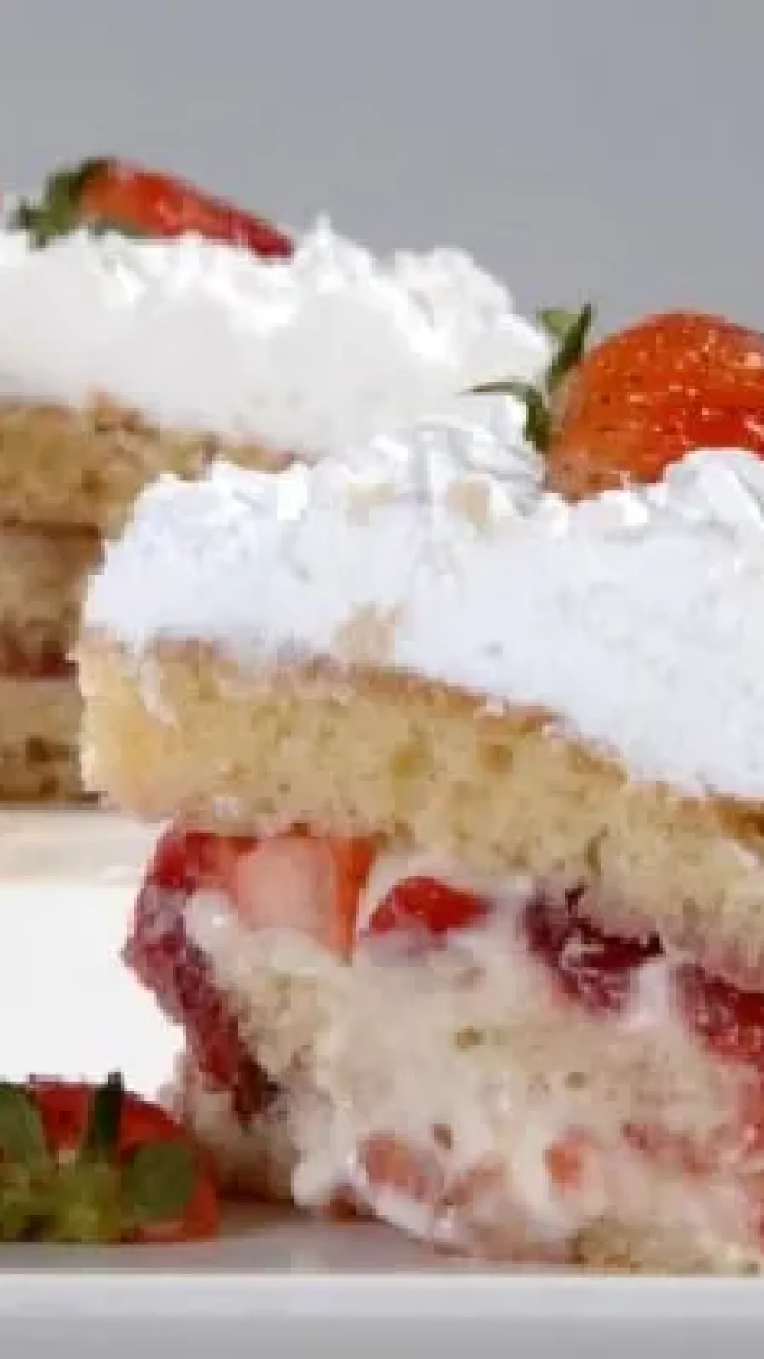 Creme Belga com Morango