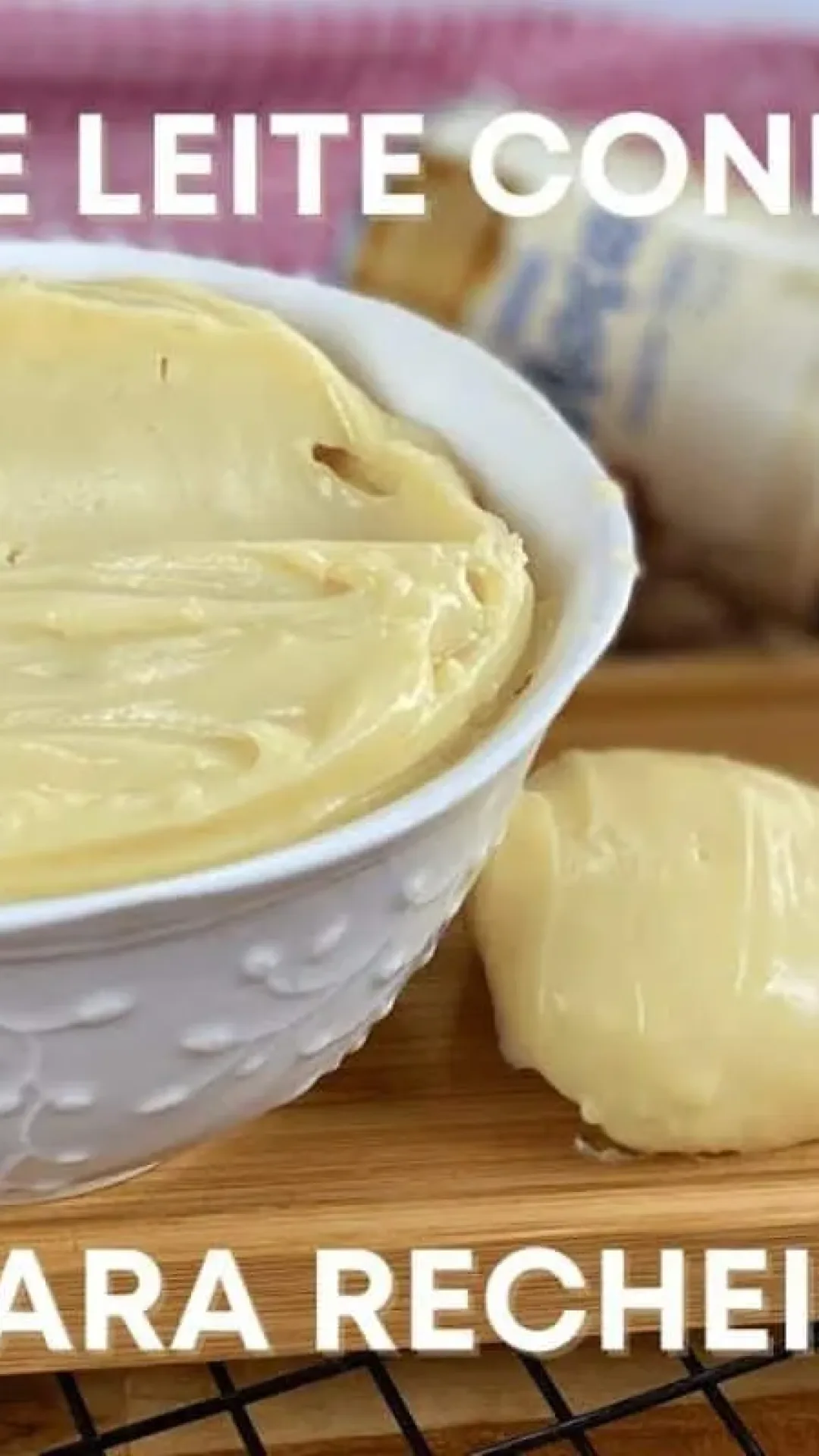 Creme de leite condensado super cremoso que não fica muito doce para recheios e sobremesas