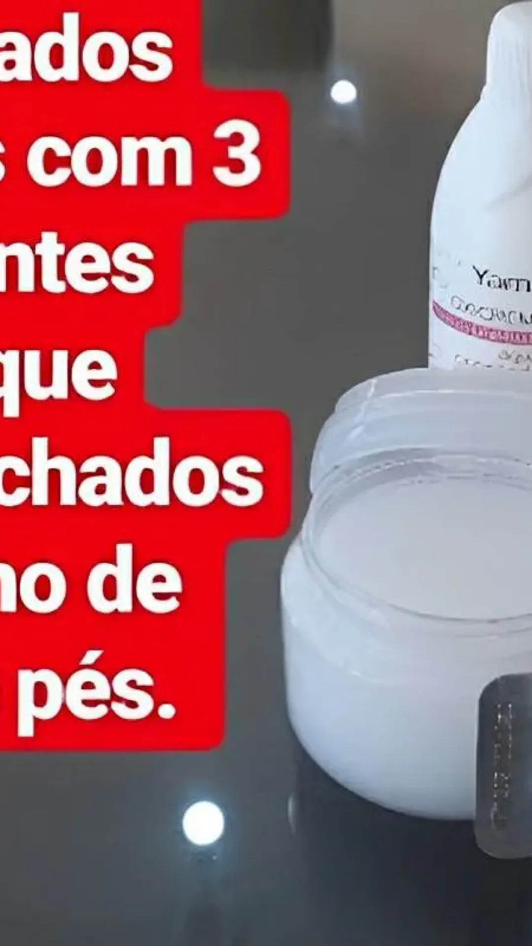 Creme para rachaduras dos pés que a vovó fazia usando apenas 3 ingredientes