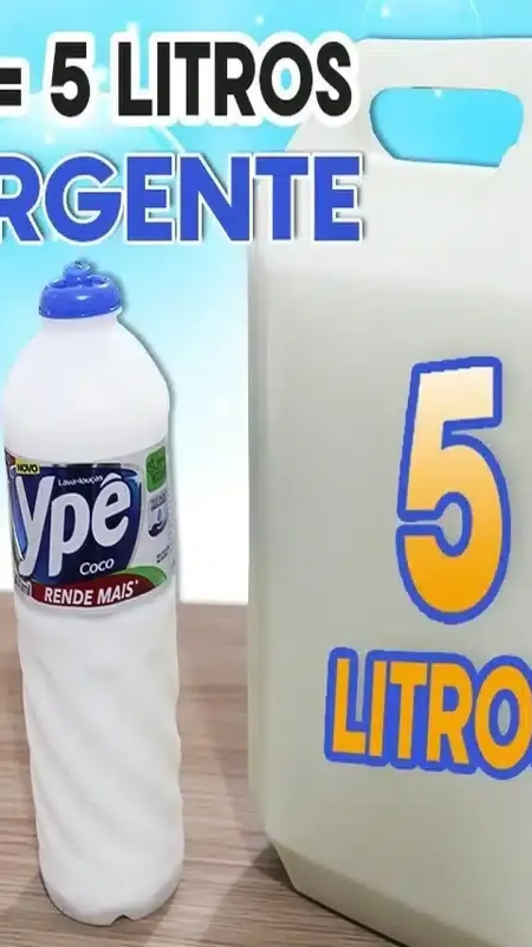 Detergente caseiro: receita que rende muito e te ajuda a economizar no mercado