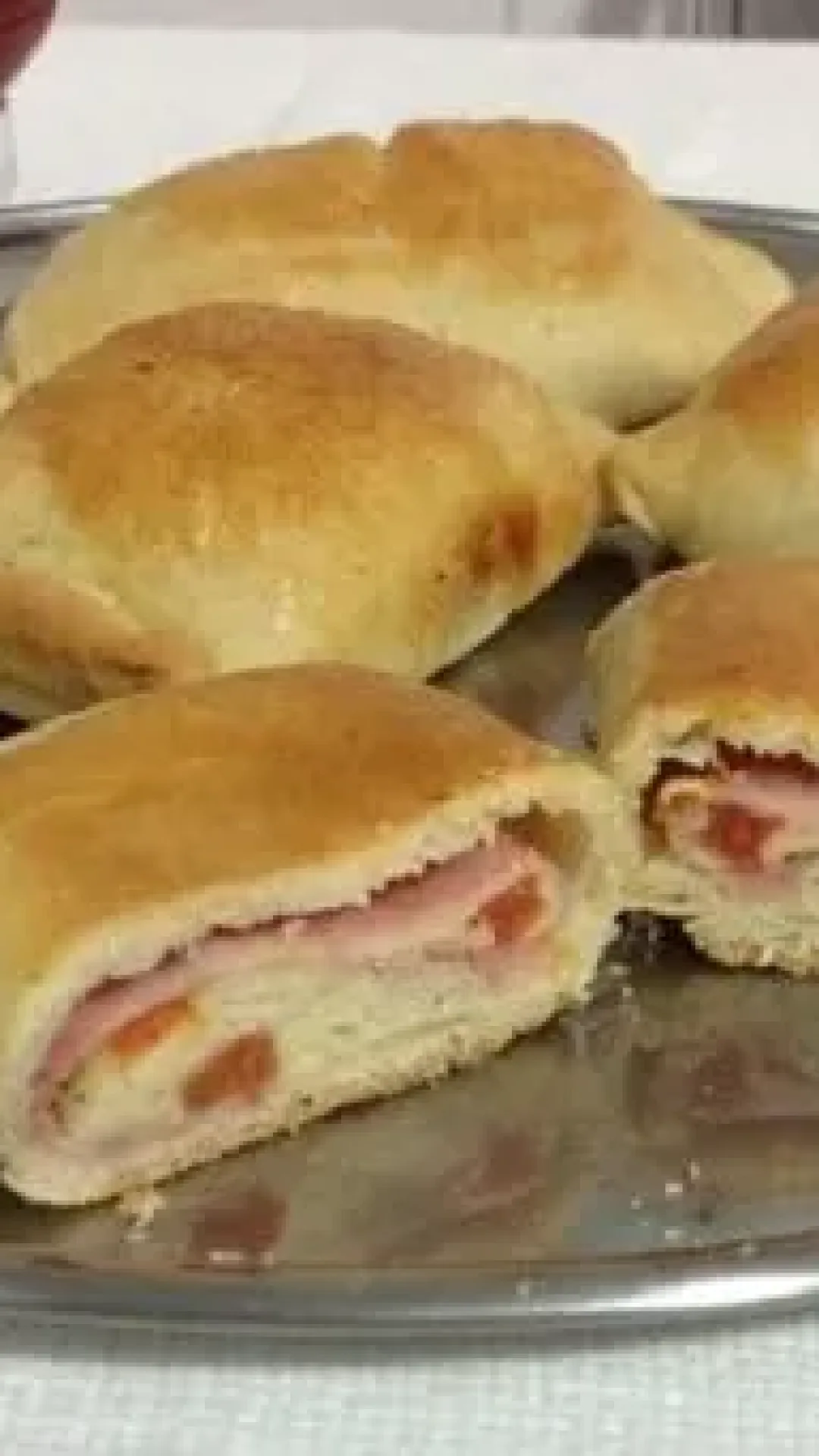Enroladinho de Presunto e Queijo