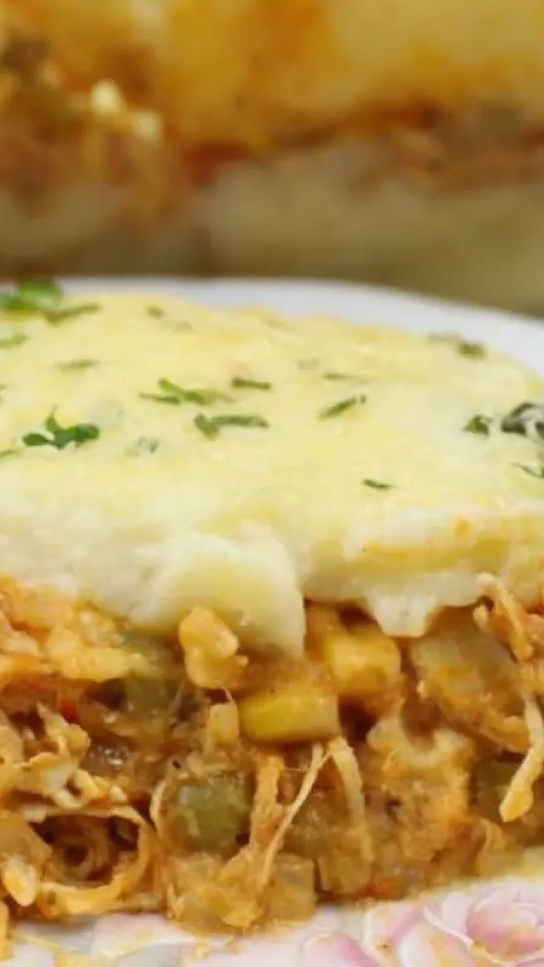 Escondidinho de frango cremoso e saboroso para um almoço completo para sua família
