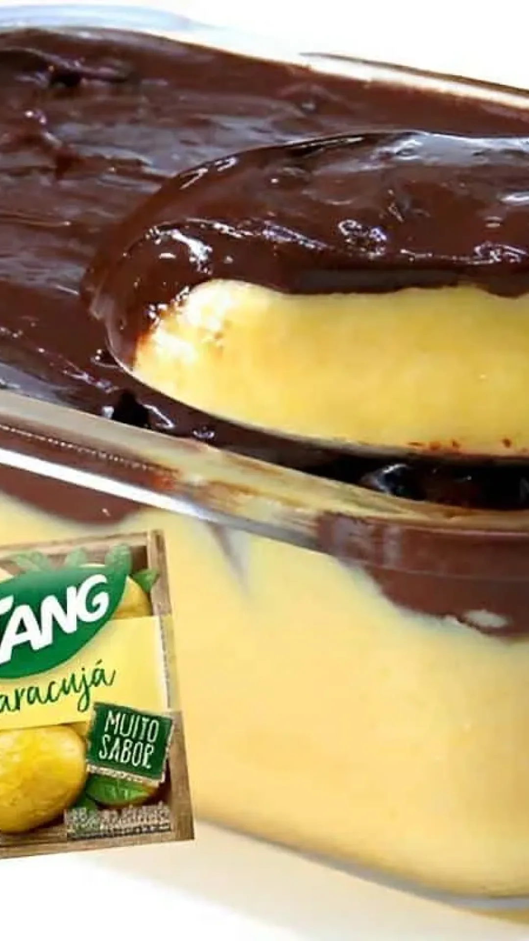 Fiz uma sobremesa de tang com nescau surpreendente e muito gostosa