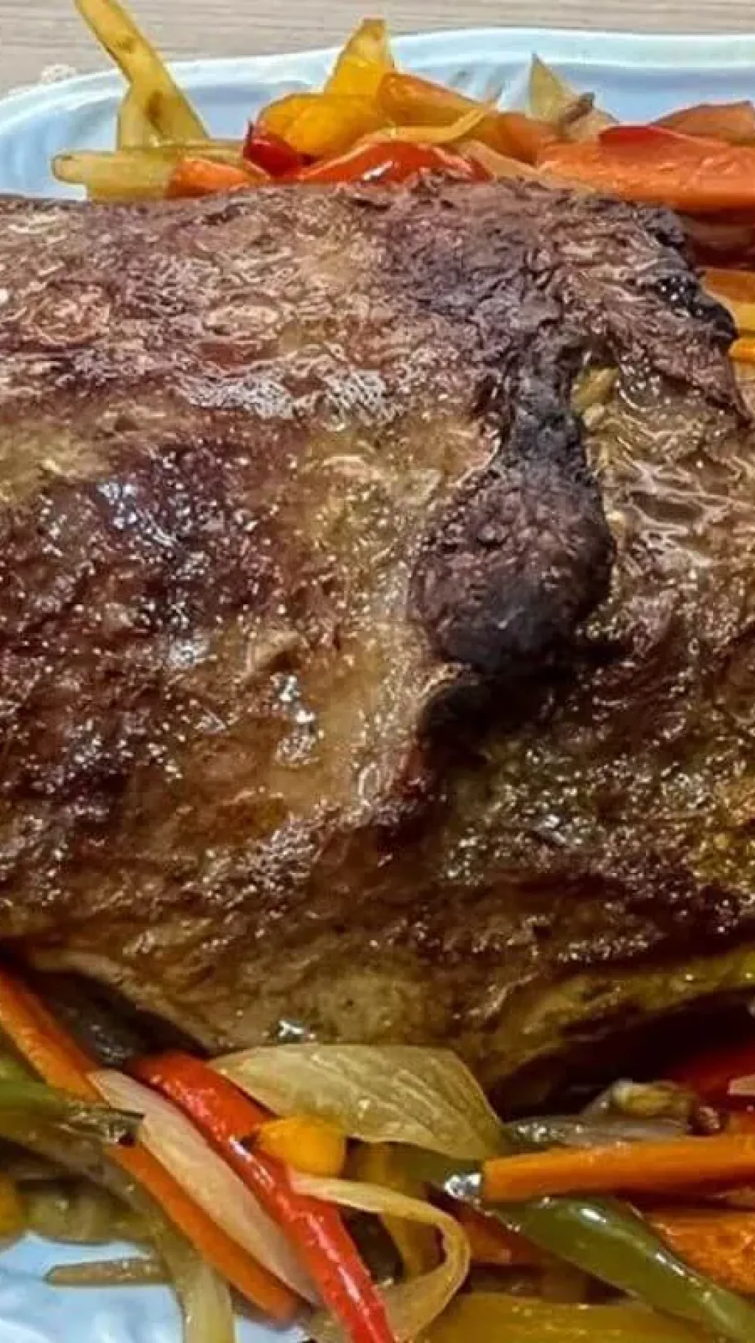 Fraldinha assada no forno perfeita para o domingo de fim de ano