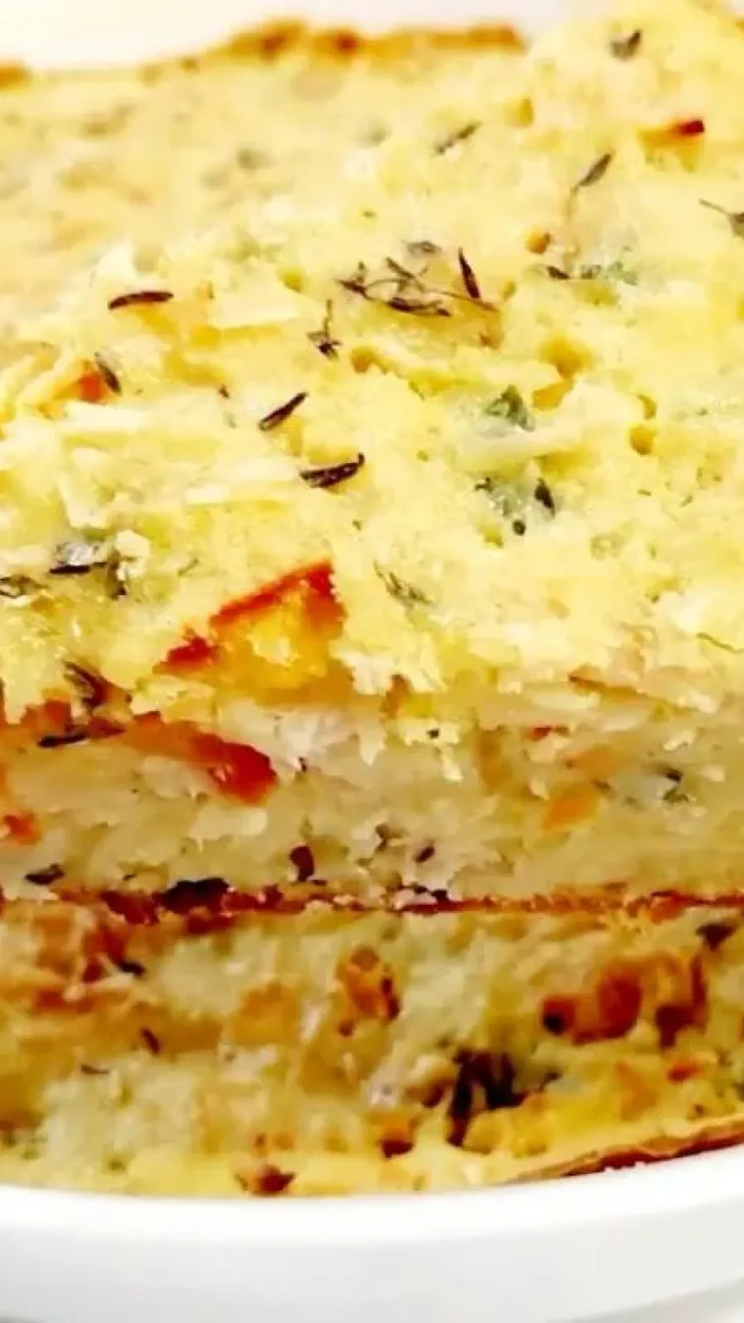 Frango com batata, uma refeição completa e saudável em forma de torta que vai facilitar seu dia a dia