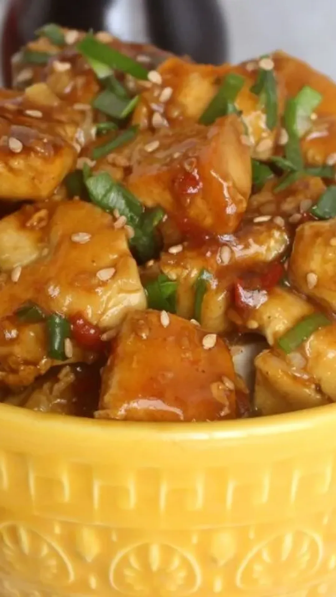 Frango com molho de laranja, que fica divino e vai deixar todo mundo com água na boca