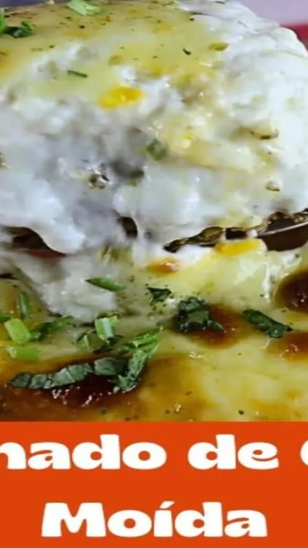 Gratinado de carne moída super cremoso e econômico para o almoço de domingo