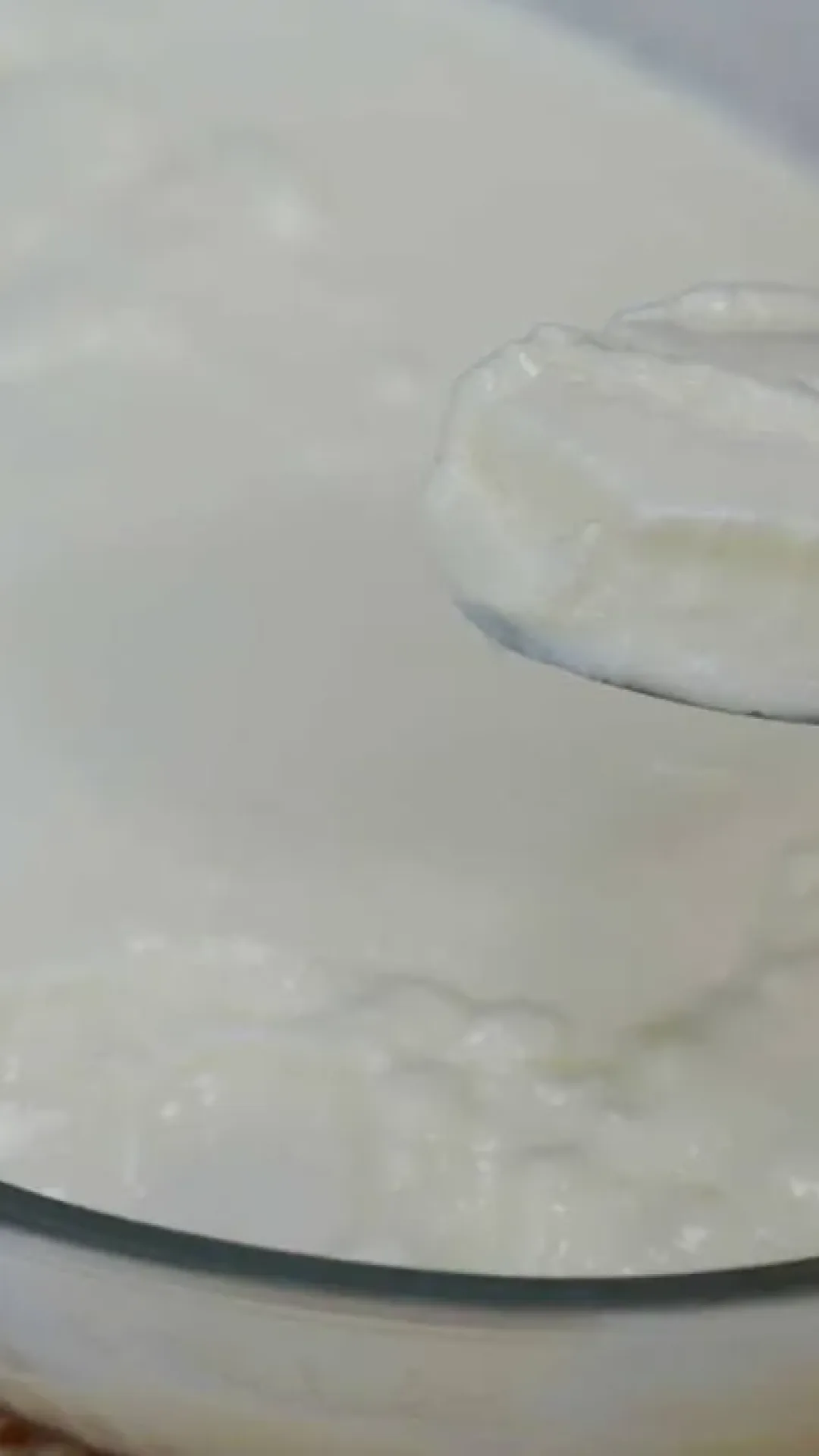 Iogurte natural caseiro: só 2 ingredientes e fica nessa consistência incrível