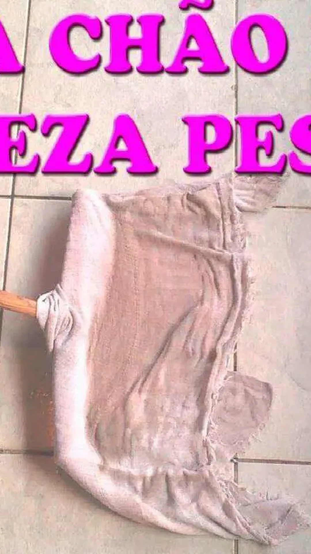 Limpar chão na sua casa vai ser muito mais rápido e prático com essa dica
