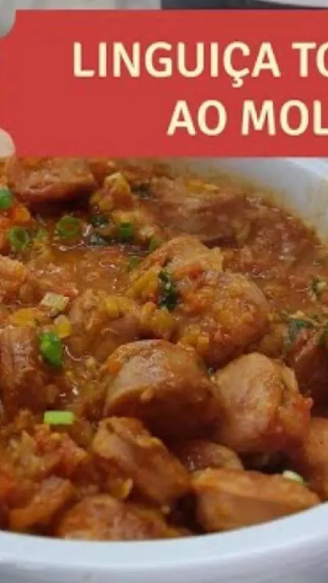 Linguiça toscana ao molho receita barata e econômica mas carregada de sabor