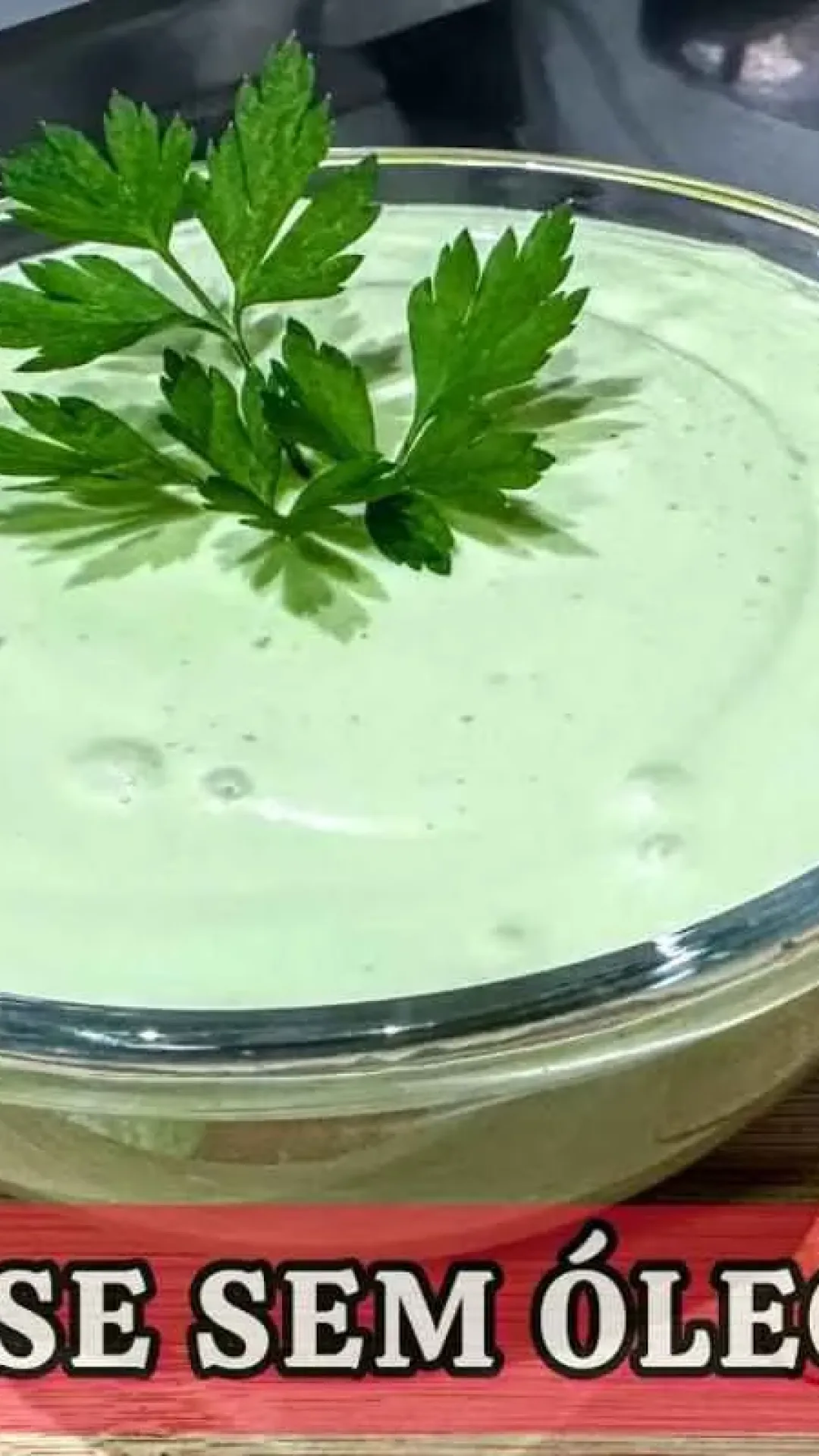 Maionese caseira sem óleo bem temperadinha para acompanhar seus lanches e salgados