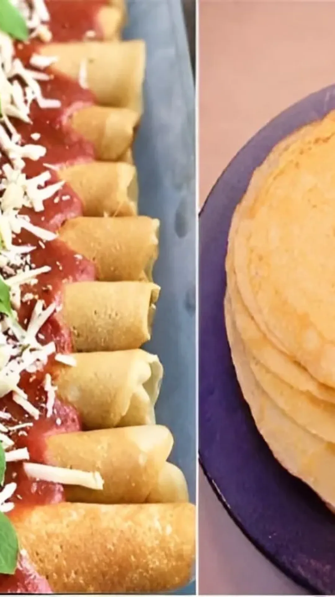 Massa de panqueca sem farinha é só escolher o recheio e saborear