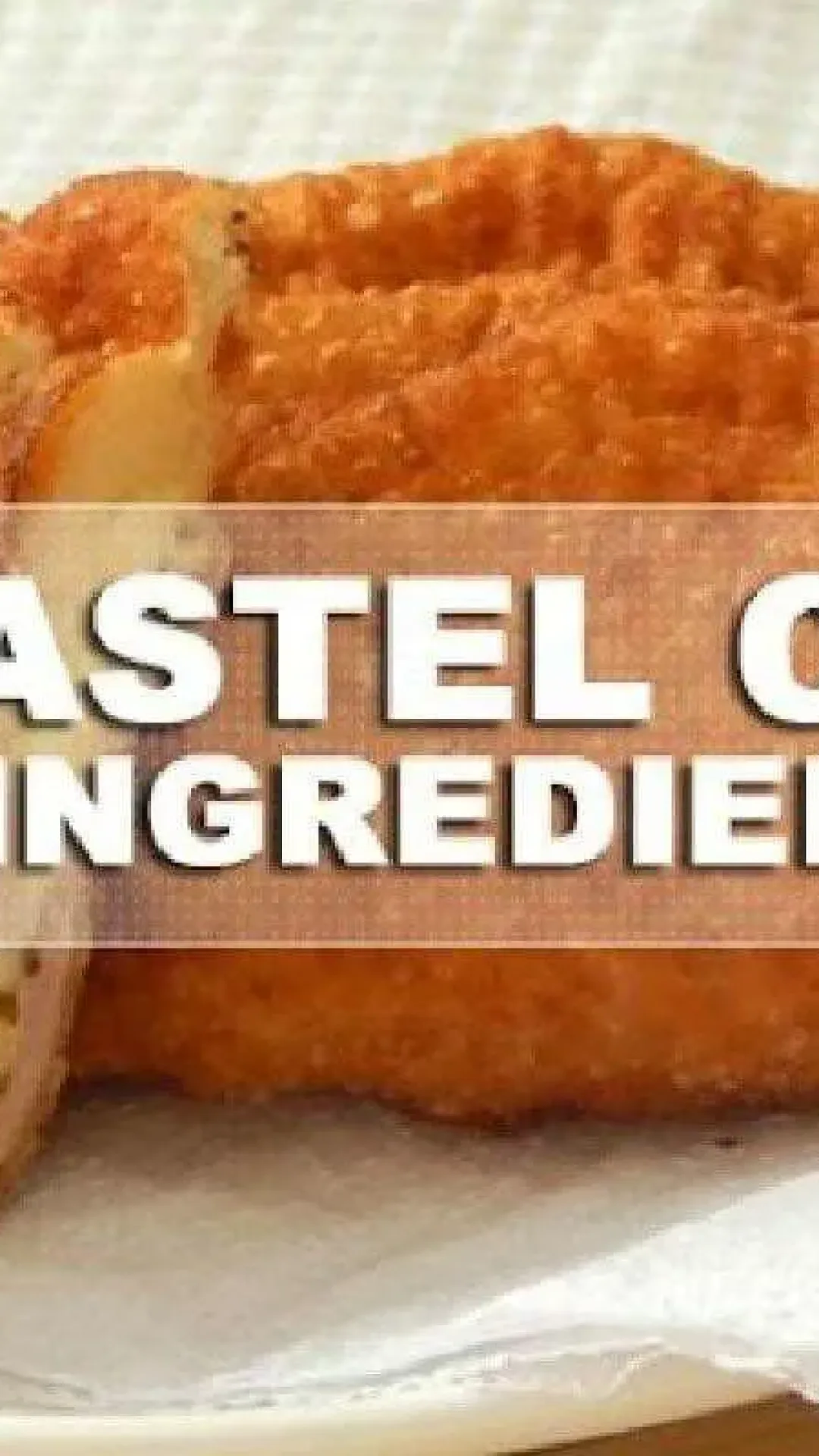 Massa de pastel sequinha e crocante com apenas 3 ingredientes simples