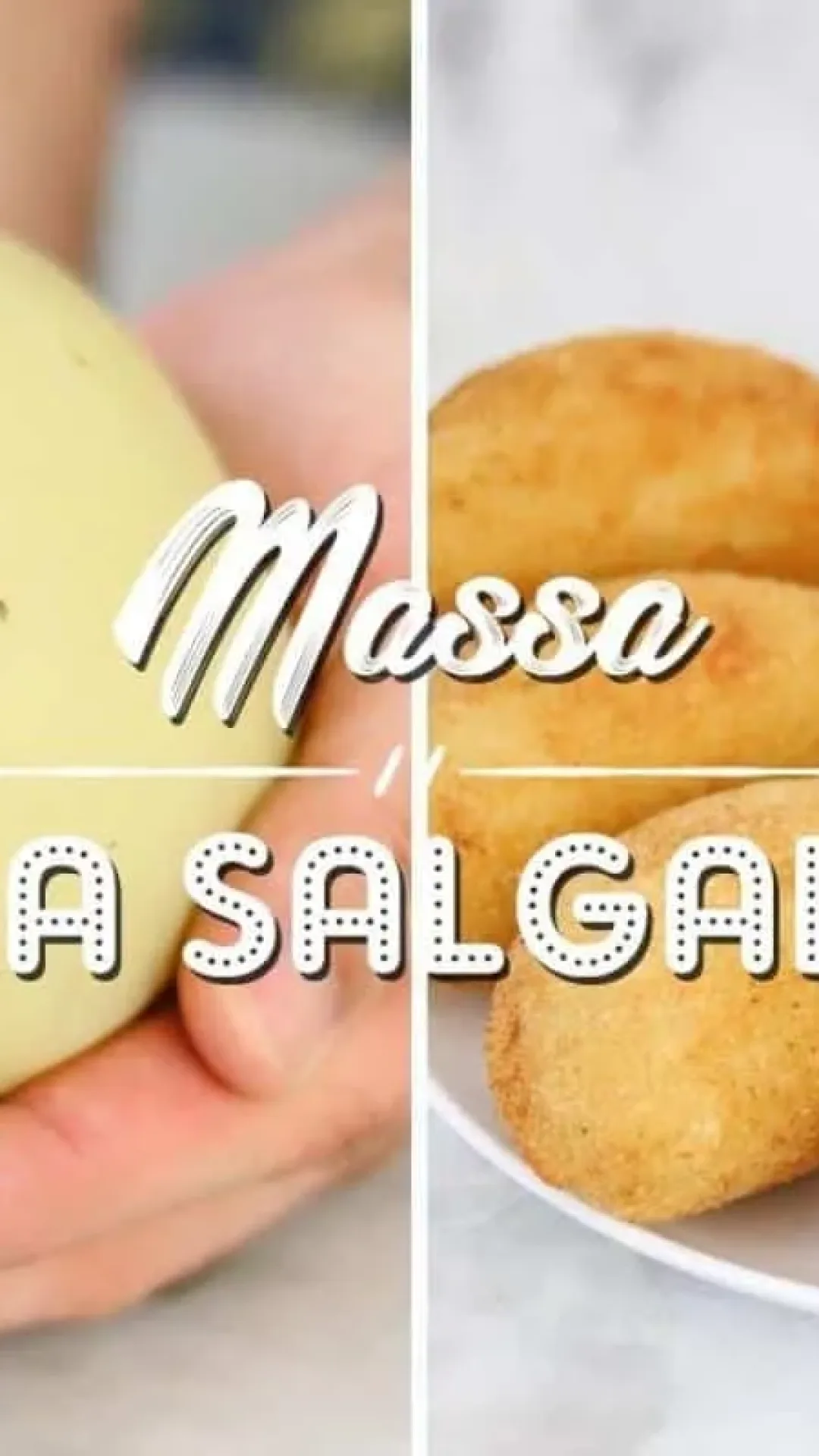 Massa para salgados que fica perfeita e dá para guardar congelada