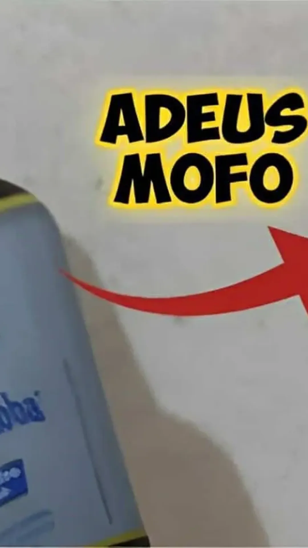 Misturei esses ingredientes do meu armário para eliminar o mofo das paredes
