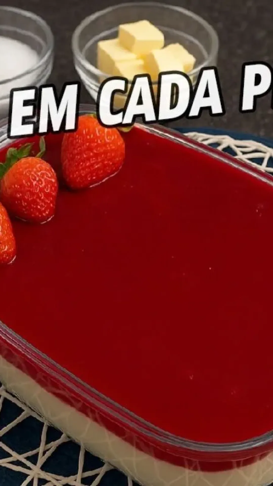 Morango do amor na travessa: surpreenda todo mundo com essa sobremesa linda e cremosa