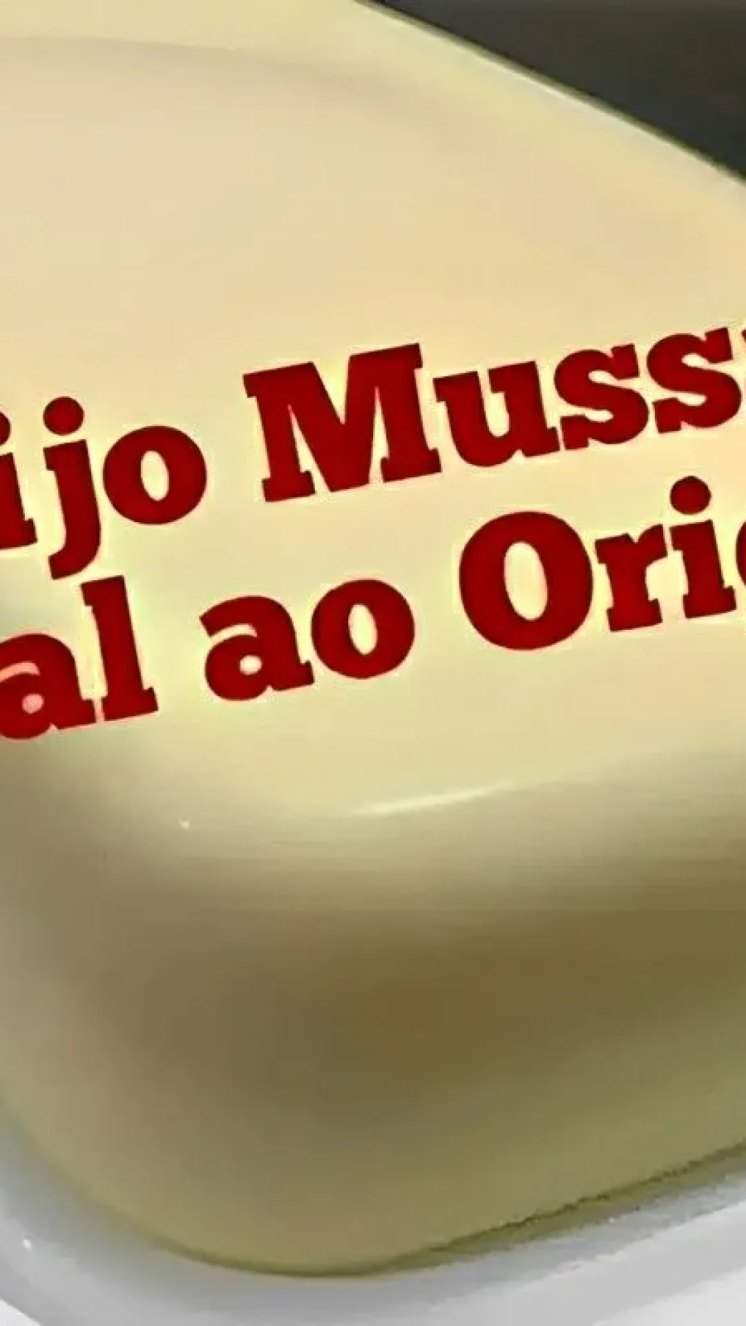 Muçarela caseira deliciosa e que rende bastante