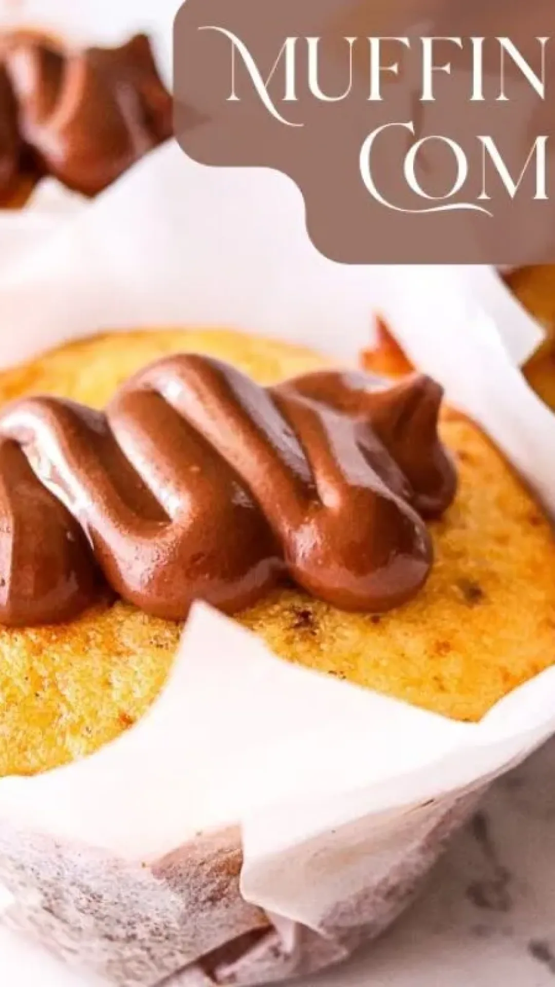Muffin de iogurte com Nutella: faz a alegria de todo mundo na hora do lanchinho