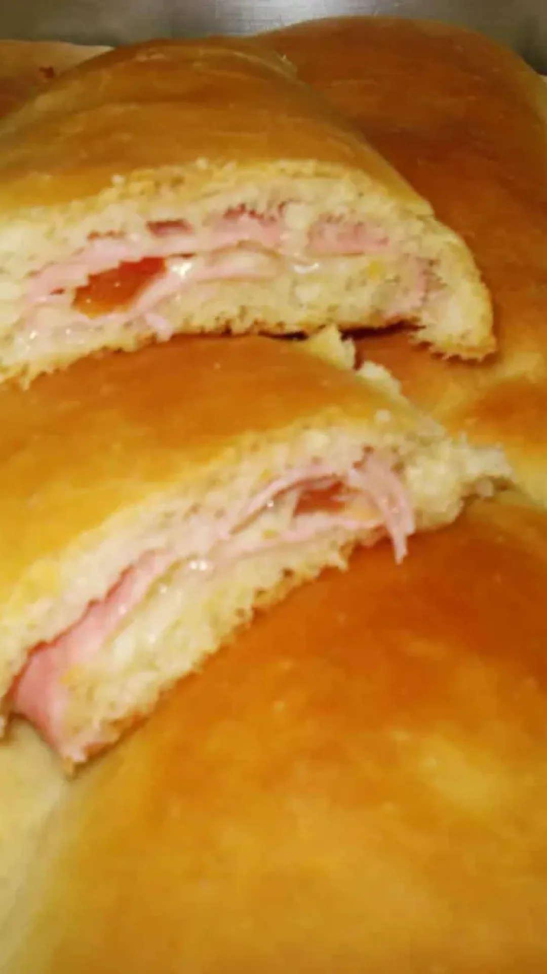 Pacotão de queijo e presunto, um salgado econômico e delicioso para o lanche
