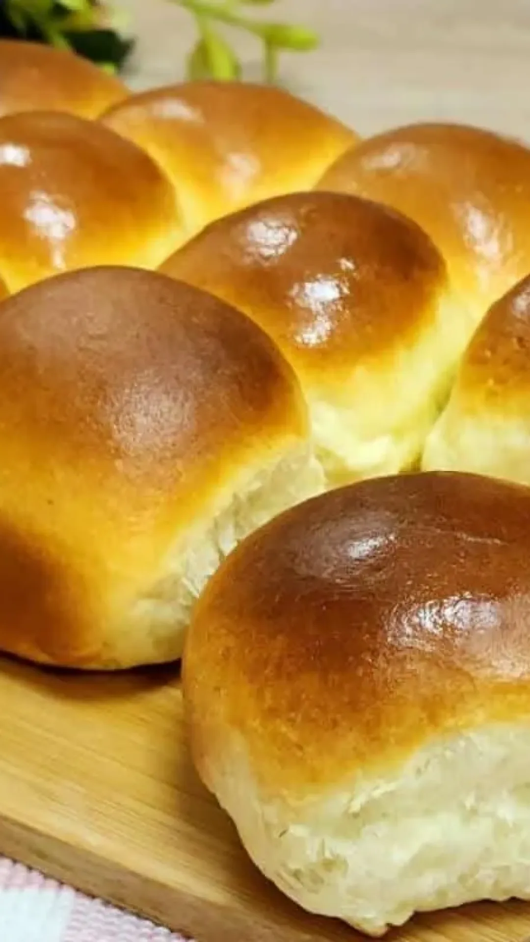 Pão 2 leites que parece um pedaço de algodão de tão macio e fofinho
