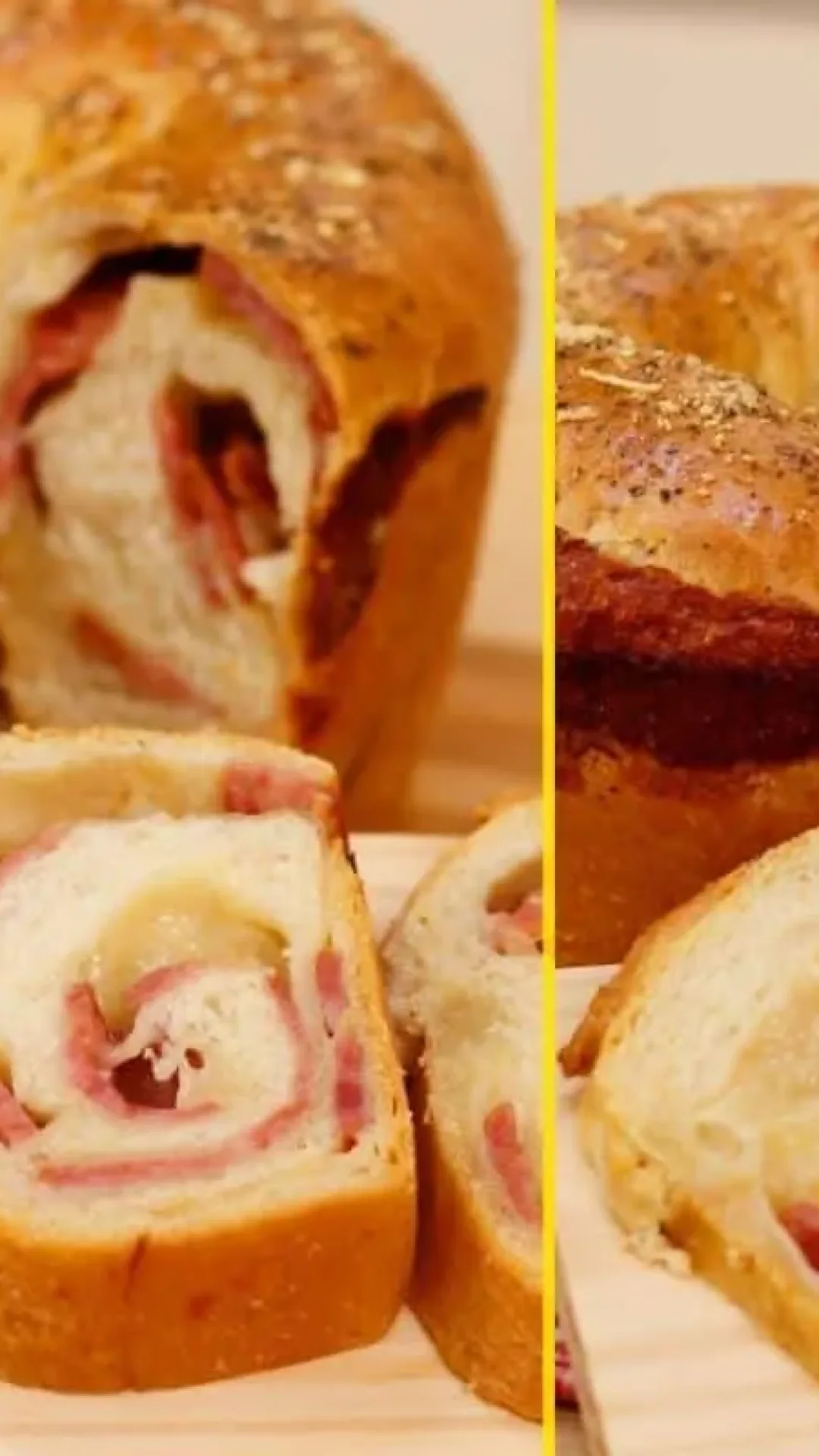 Pão caseiro salgado delicioso para você servir no lanche da tarde