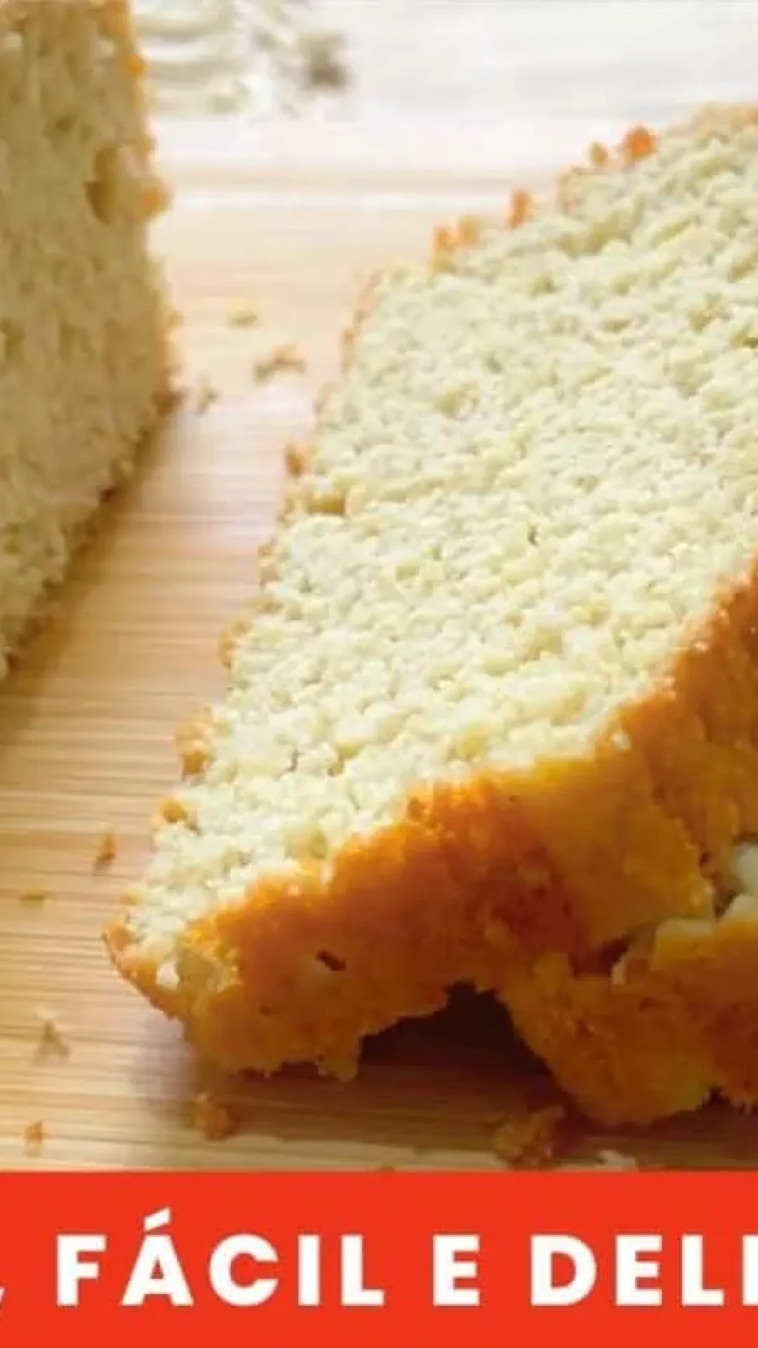 Pão caseiro sem glúten para o café da manhã: só 4 ingredientes e pronto em minutos