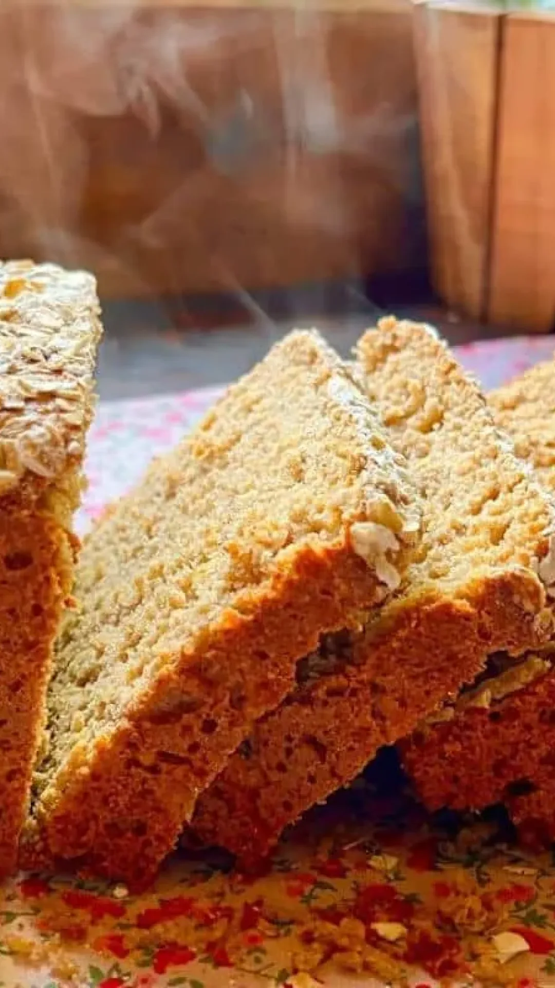Pão de aveia saudável e leve para o seu cardápio semanal de café da manhã